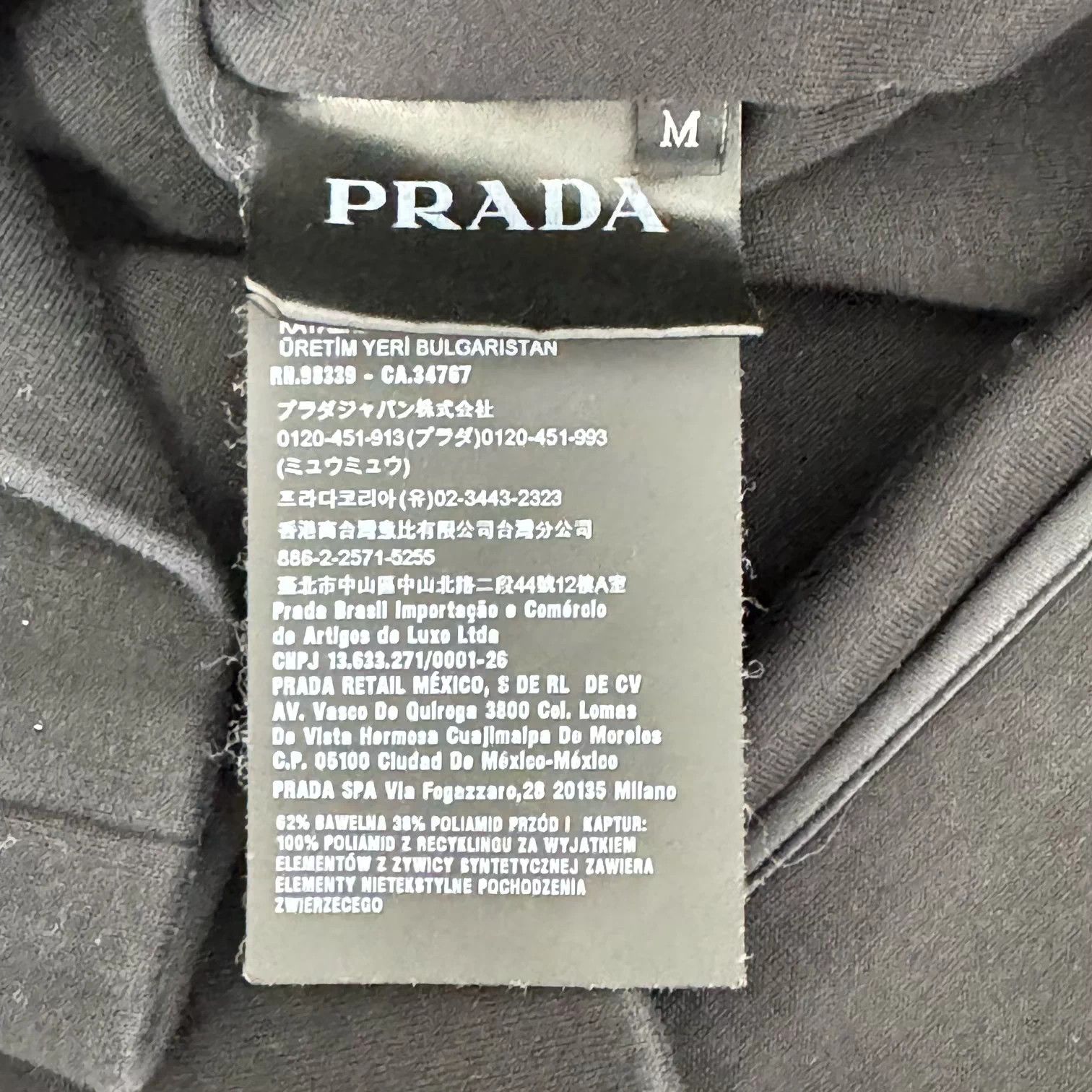 Prada Prada Classic Triangle Logo Hooded Nylon Zipper Jacket Size M / US 6-8 / IT 42-44 - 4 Thumbnail