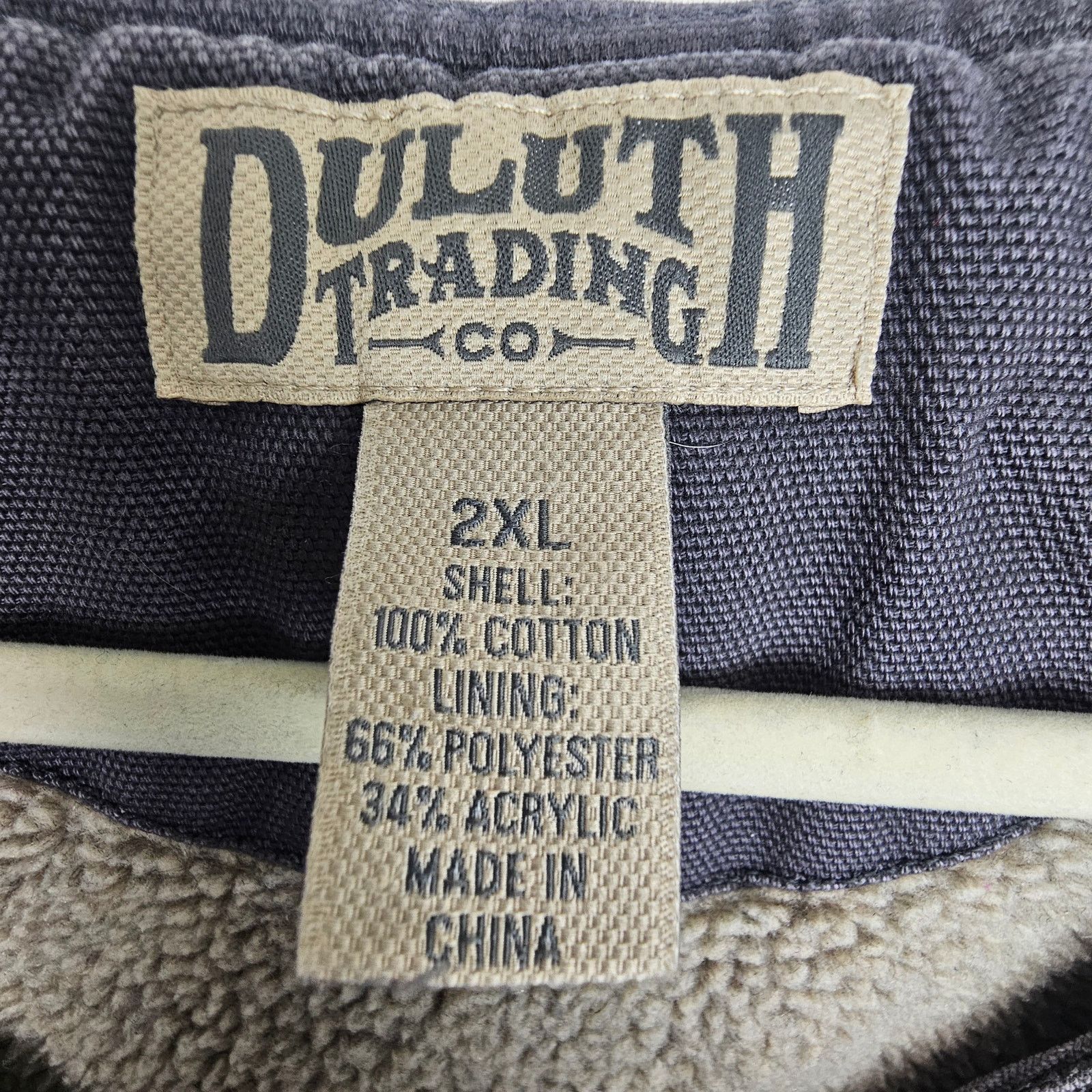 Duluth Trading Company Duluth Trading Co Sherpa Lined Full Zip Heavy Canvas Vest Size US XXL / EU 58 / 5 - 5 Thumbnail