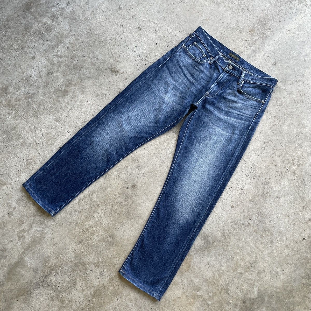 Japanese Brand × Jean × Vintage W32💥 Vintage Japanese Brand Faded Denim Jeans Pants Size US 32 / EU 48 - 2 Thumbnail