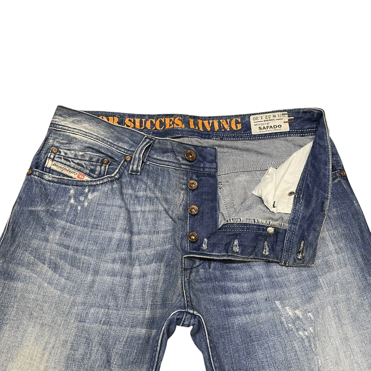 Diesel Vintage Diesel Safado Regular Slim Straight Jeans Size US 32 / EU 48 - 8 Thumbnail