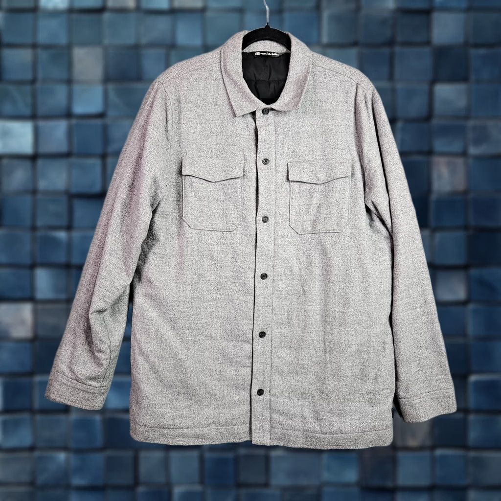 TravisMathew Travis Mathew Jacket Gray Button Front Size L Cotton Shirt Jacket Overshirt Mens Regular Size US L / EU 52-54 / 3 - 1 Thumbnail