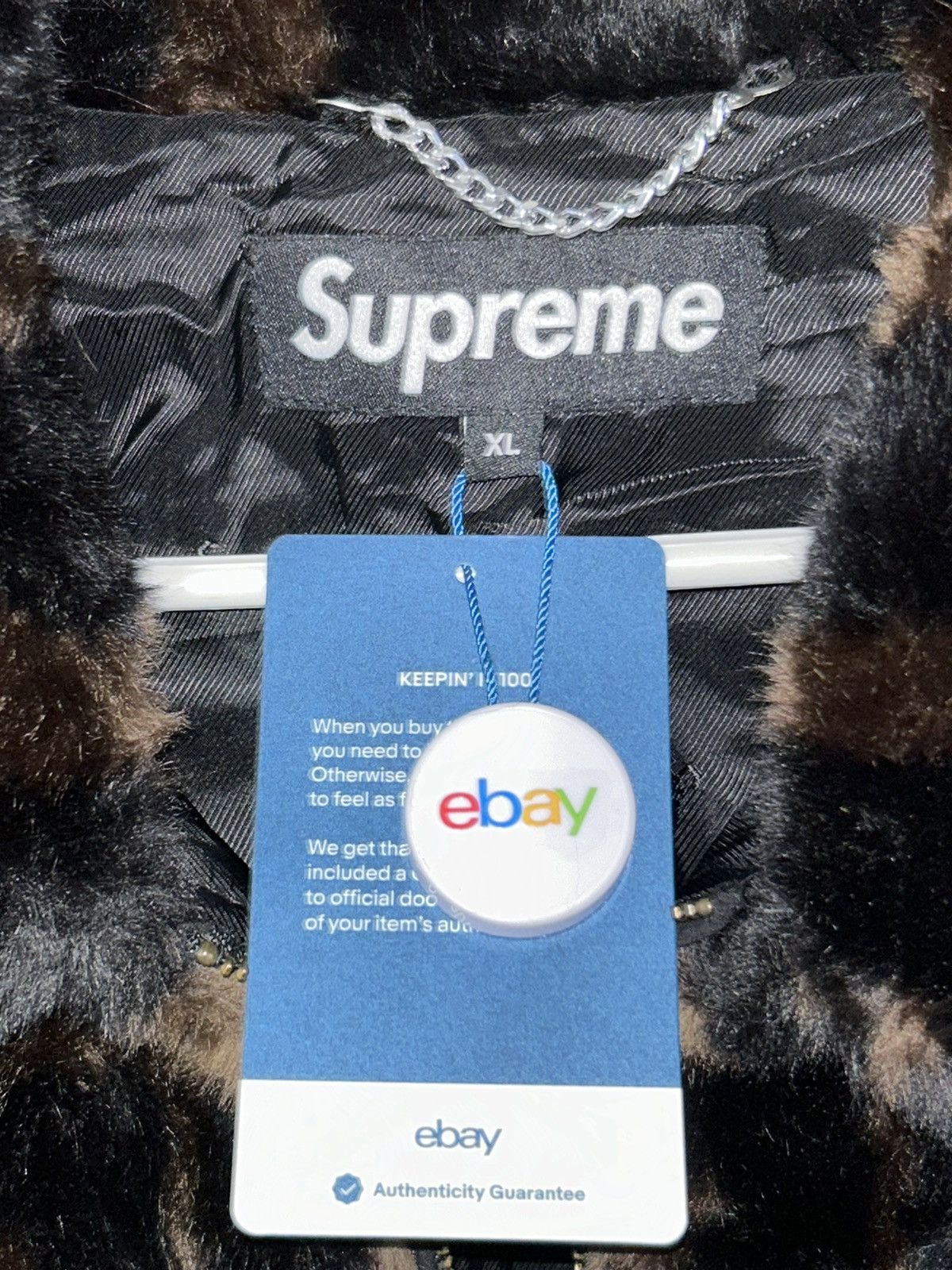 Supreme Supreme Faux Fur Repeater Bomber Jacket Brown SS18 XL NEW Size US XL / EU 56 / 4 - 4 Thumbnail