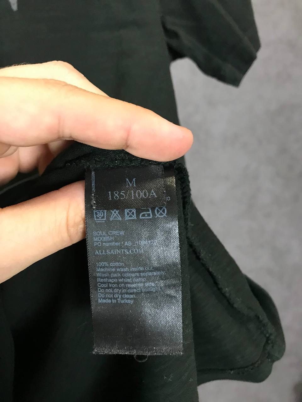 Allsaints × Designer Allsaints designer logo soul crew tee Size US M / EU 48-50 / 2 - 4 Thumbnail