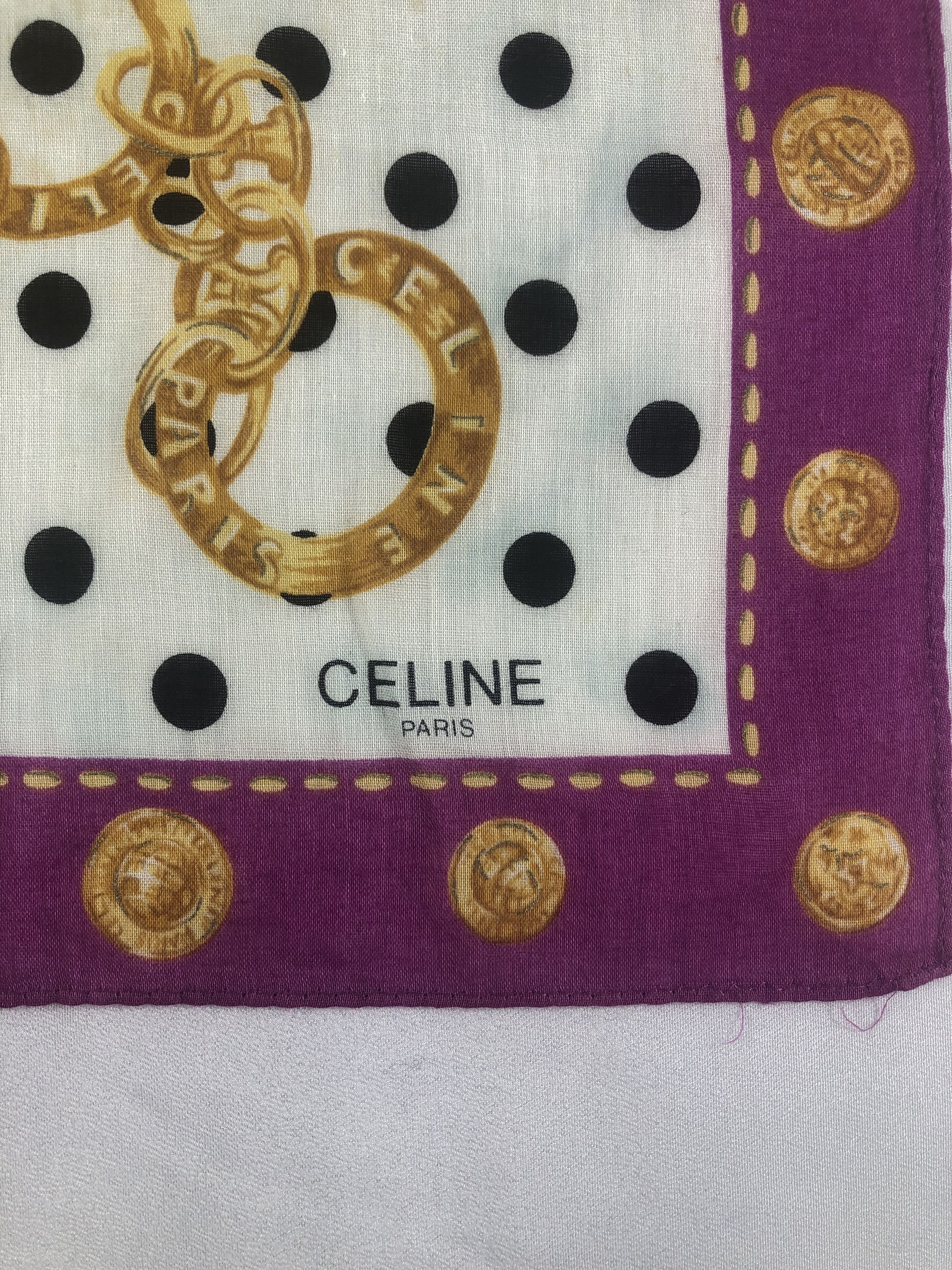 Celine Celine Handkerchief / Bandana / Neckerchief Size ONE SIZE - 5 Thumbnail