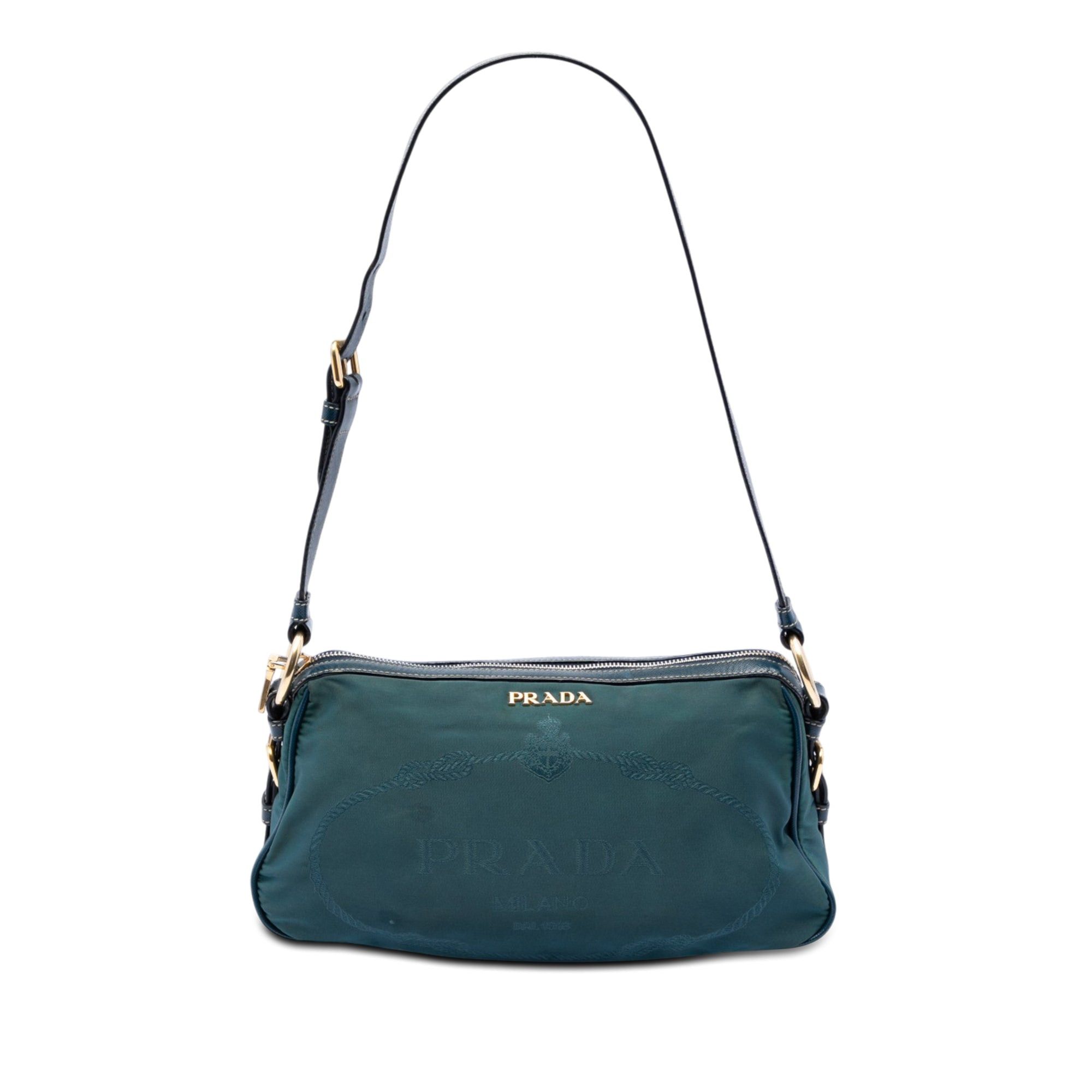 Prada Tessuto Canapa Logo Shoulder Bag Size ONE SIZE - 1 Thumbnail