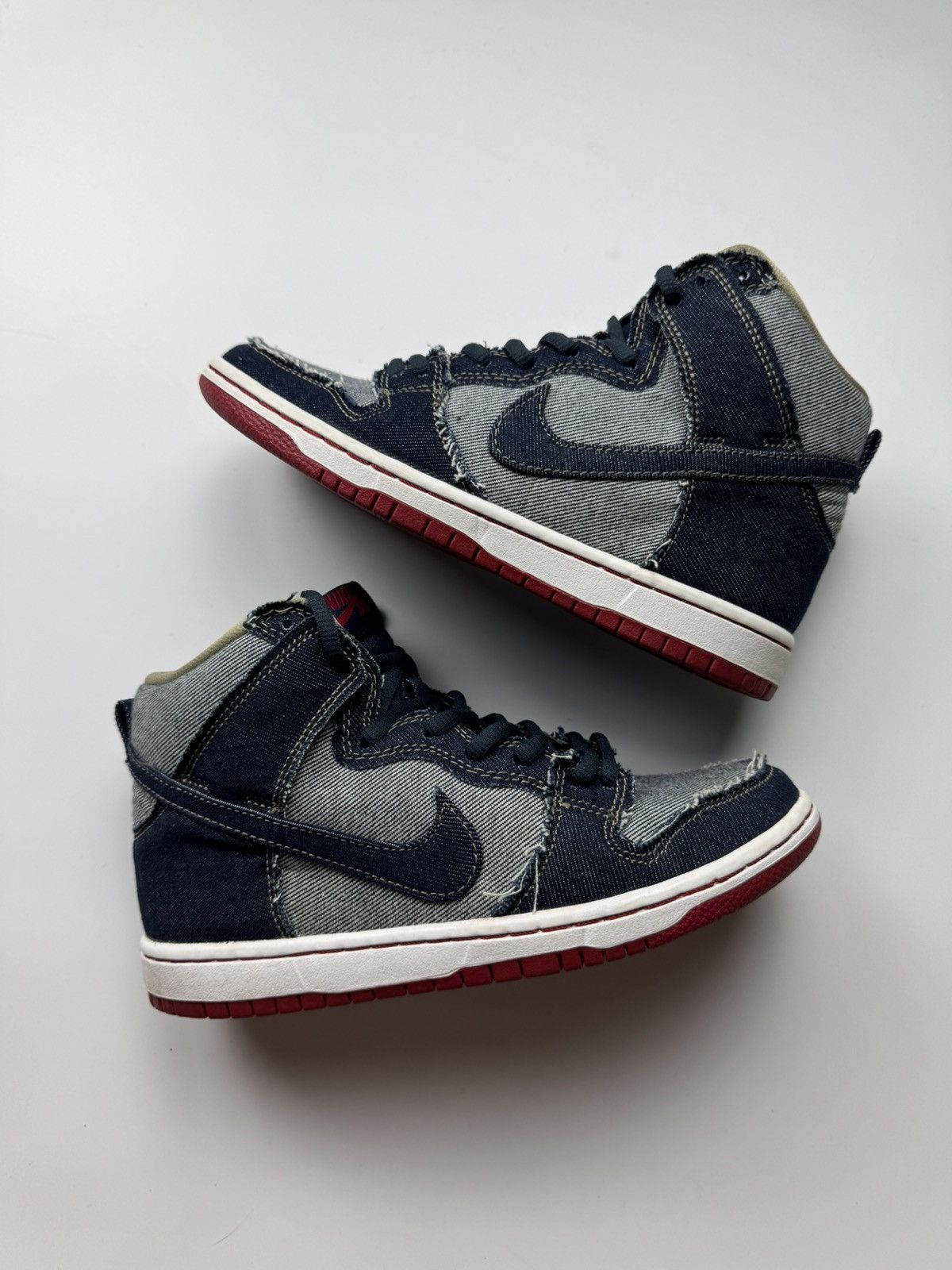 Nike SB Nike SB Dunk High Reese Forbes Denim QS Size US 5.5 / EU 38 - 2 Thumbnail