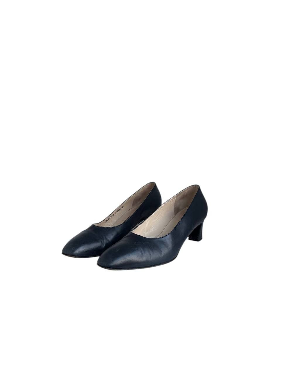 Bally W's Bally Leather Formal Flats Heel Shoes Pumps MERNA-03 6 E Size US 6 / IT 36 - 1 Thumbnail