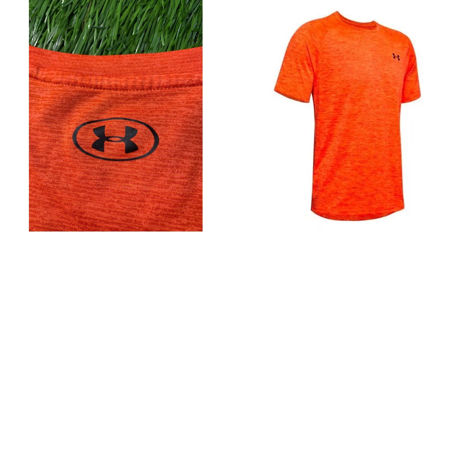 Under Armour UNDER ARMOUR TECH TEE Shirt Men L Orange 2021 Jersey Short Sleeve Crew Neck Loose Fit Size US L / EU 52-54 / 3 - 8 Thumbnail