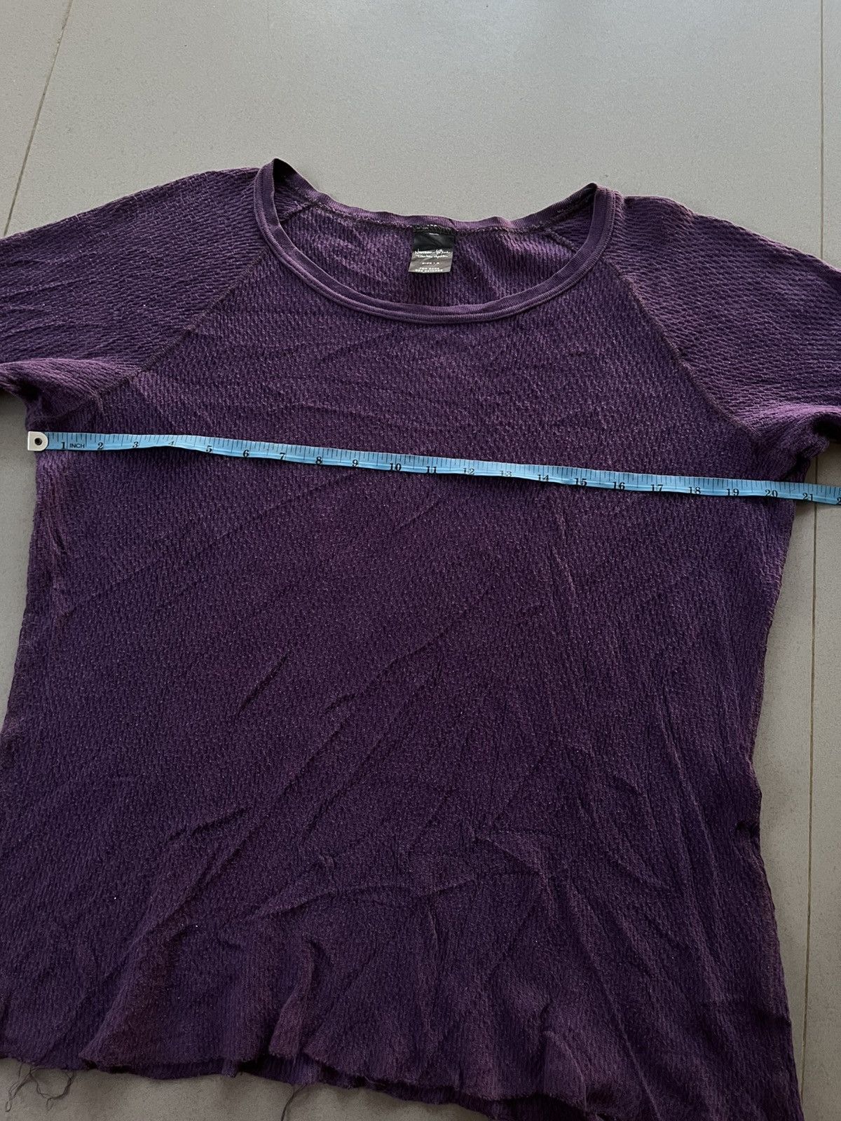 Number (N)ine AW02 NUMBER (N)INE WAFFLE KNIT THERMAL LONG SLEEVE JAPANESE Size US L / EU 52-54 / 3 - 11 Thumbnail