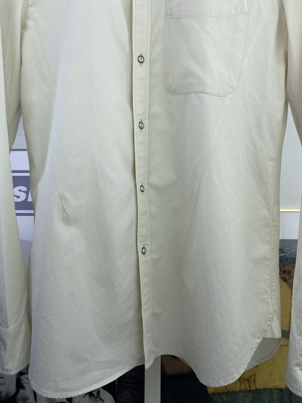 Attachment 2000’s Attachment Pleated Button up Shirt Size US L / EU 52-54 / 3 - 3 Thumbnail