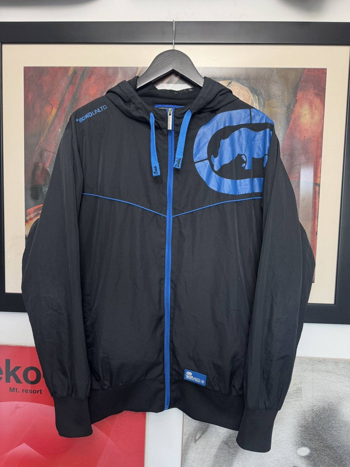 Ecko Unltd. Ecko Unltd Windbreaker Jacket Vintage Y2k Rap Big Logo Rare Size US S / EU 44-46 / 1 - 1 Thumbnail