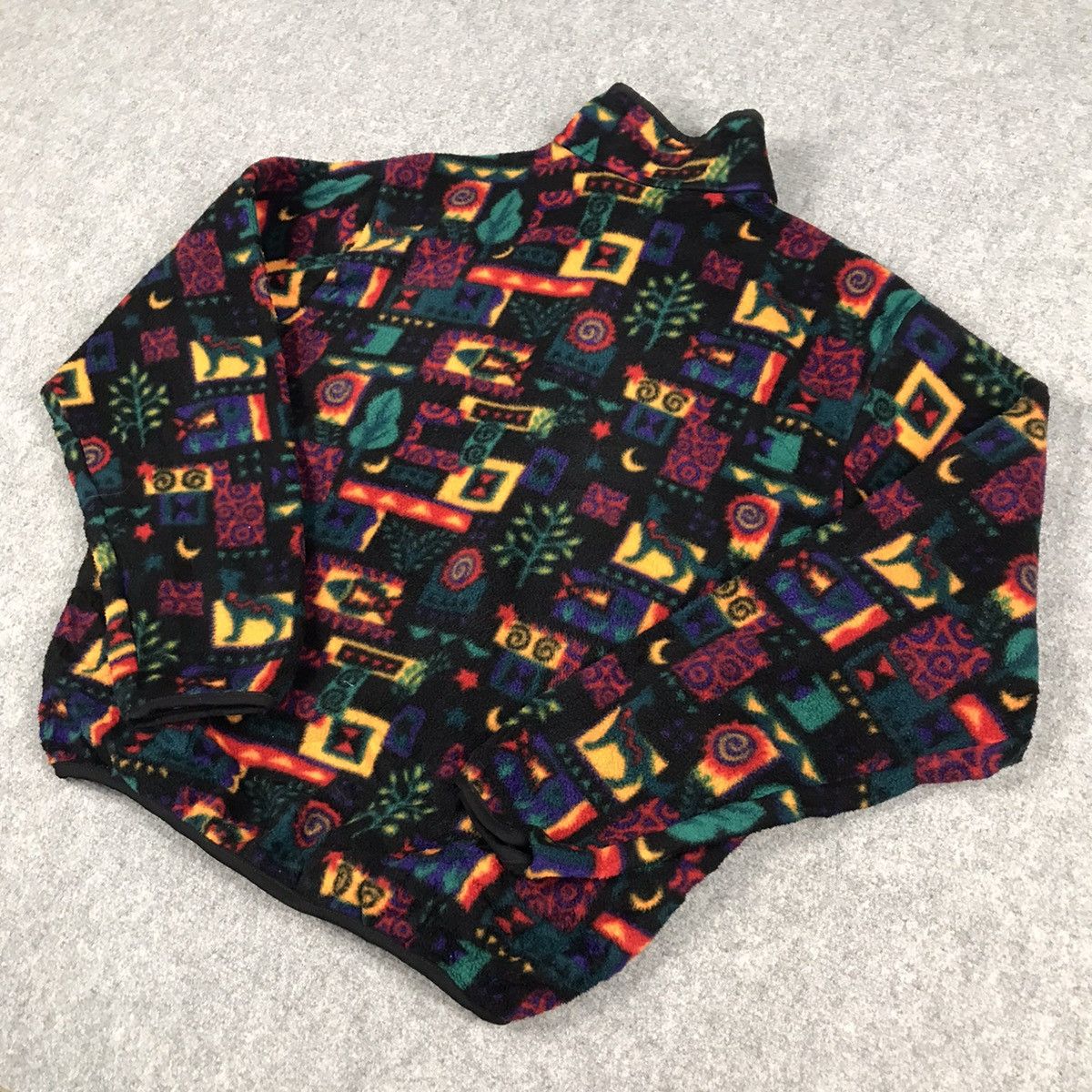 L.L. Bean 🔥L.L BEAN MULTI COLOUR FLEECE JACKET Size US M / EU 48-50 / 2 - 7 Thumbnail