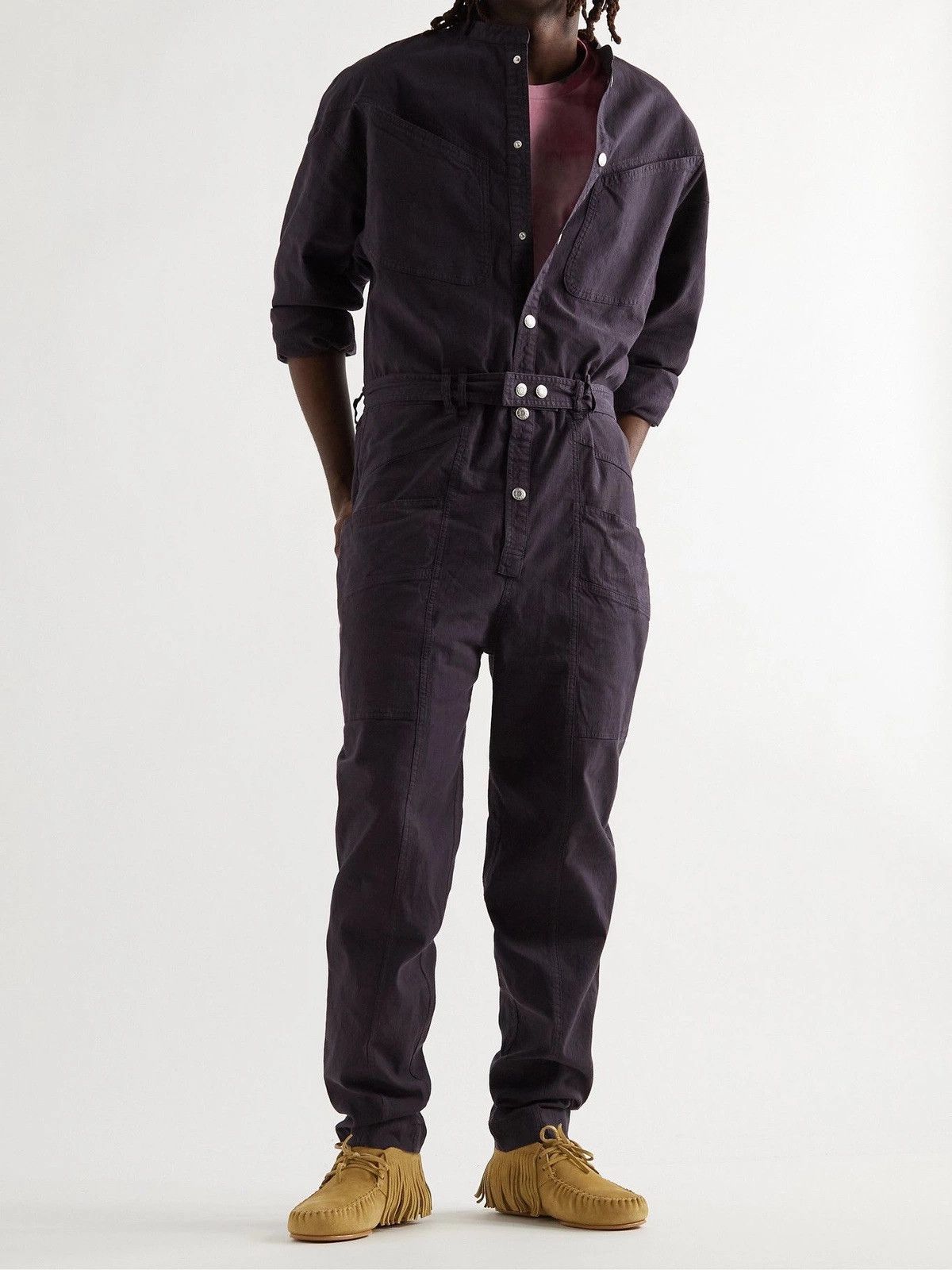Isabel Marant Enunio Linen-blend Belted Jumpsuit Size US 32 / EU 48 - 1 Thumbnail