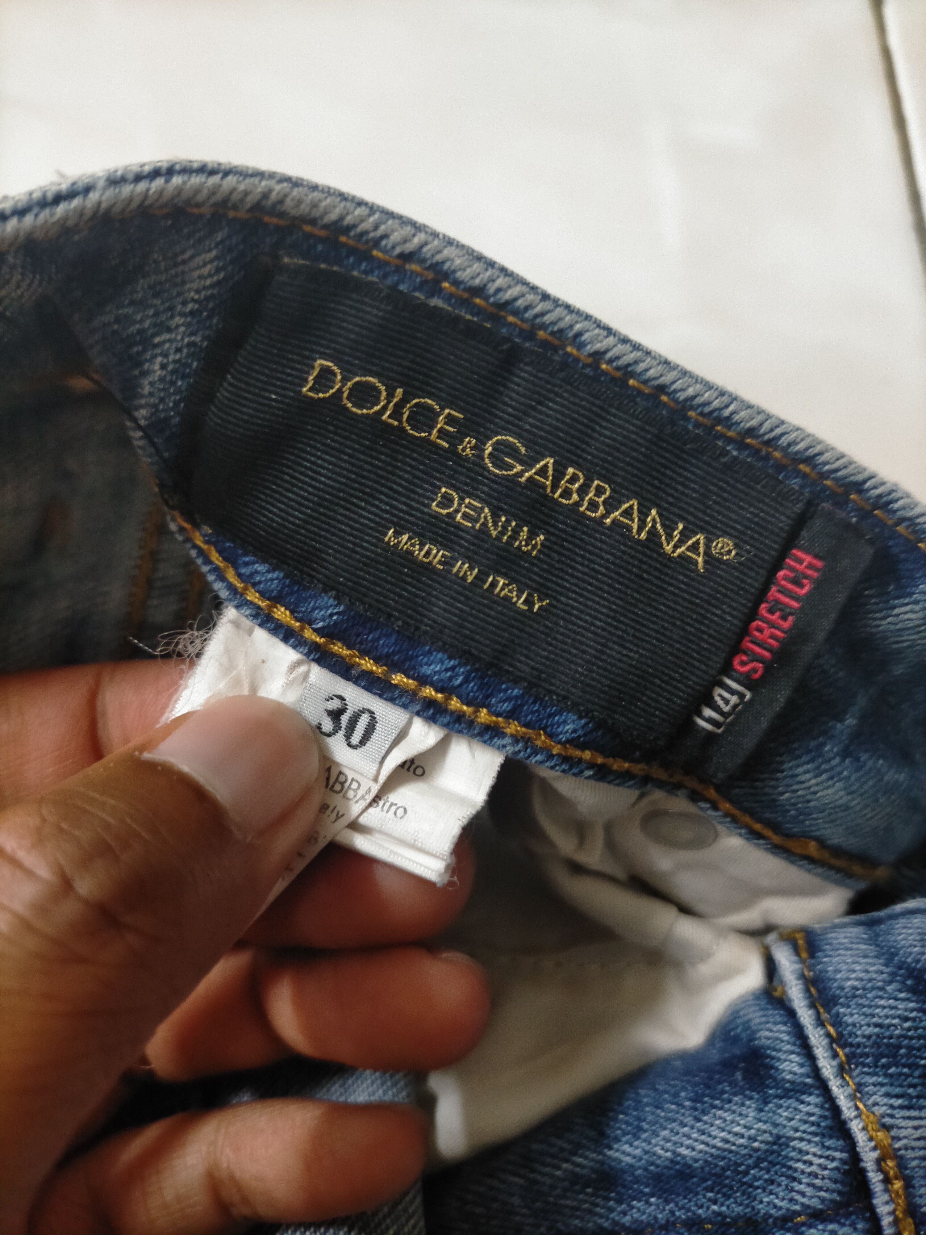 Dolce & Gabbana 🔥Dolce & Gabbana Skinny Stretch Distressed Jeans Size US 30 / EU 46 - 8 Thumbnail