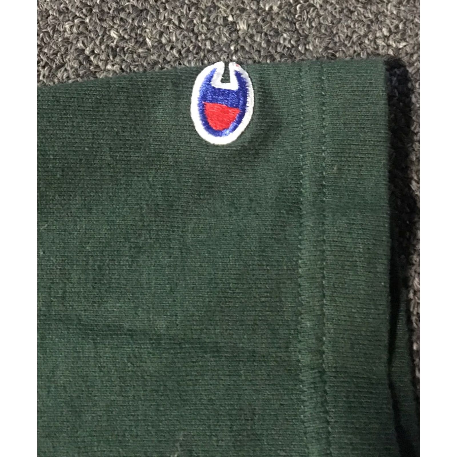 Champion VINTAGE Champion Shirt Mens XL Green Vtg 90s Logo Basketball Athletic Hip Hop USA Grunge Track Size US XL / EU 56 / 4 - 3 Thumbnail
