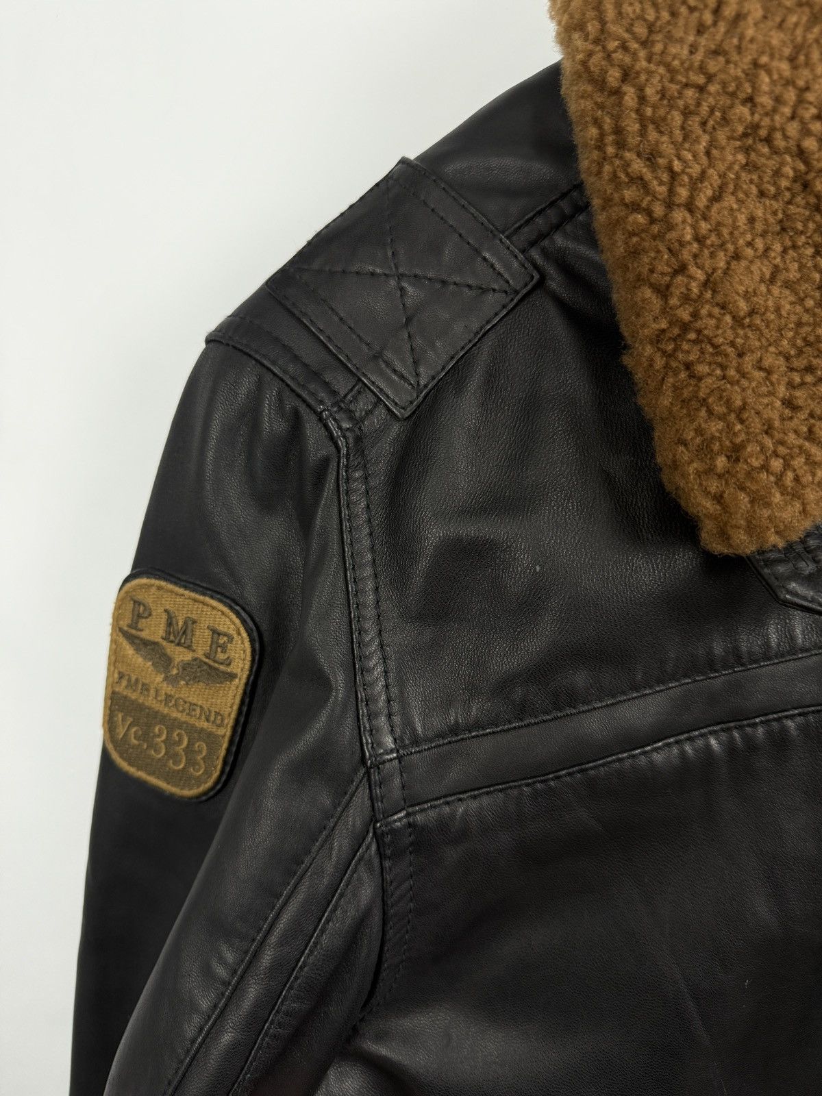 Genuine Leather 🇺🇸 PME Legend A-28 Hudson Lockheed Sheep Leather Bomber Jacke Size US S / EU 44-46 / 1 - 20 Thumbnail