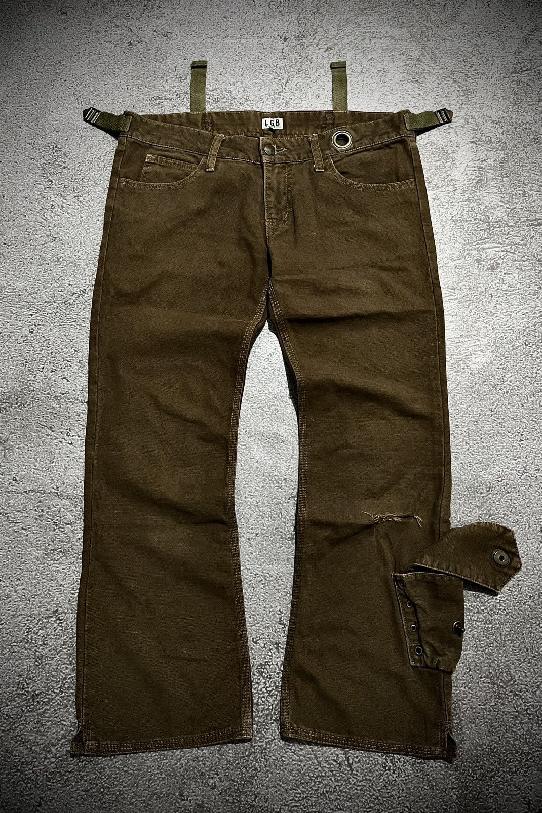Le Grande Bleu (L.G.B.) LGB Hunting Pocket Cropped Pants Size US 28 / EU 44 - 2 Thumbnail