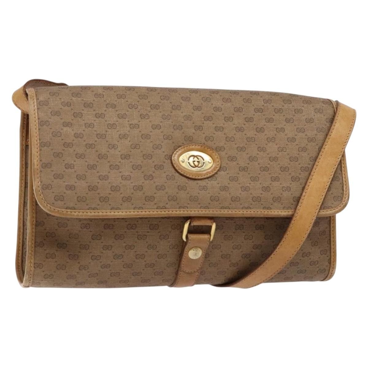Gucci GUCCI Micro GG Supreme Shoulder Bag Pvc Beige Gold Size ONE SIZE - 1 Thumbnail