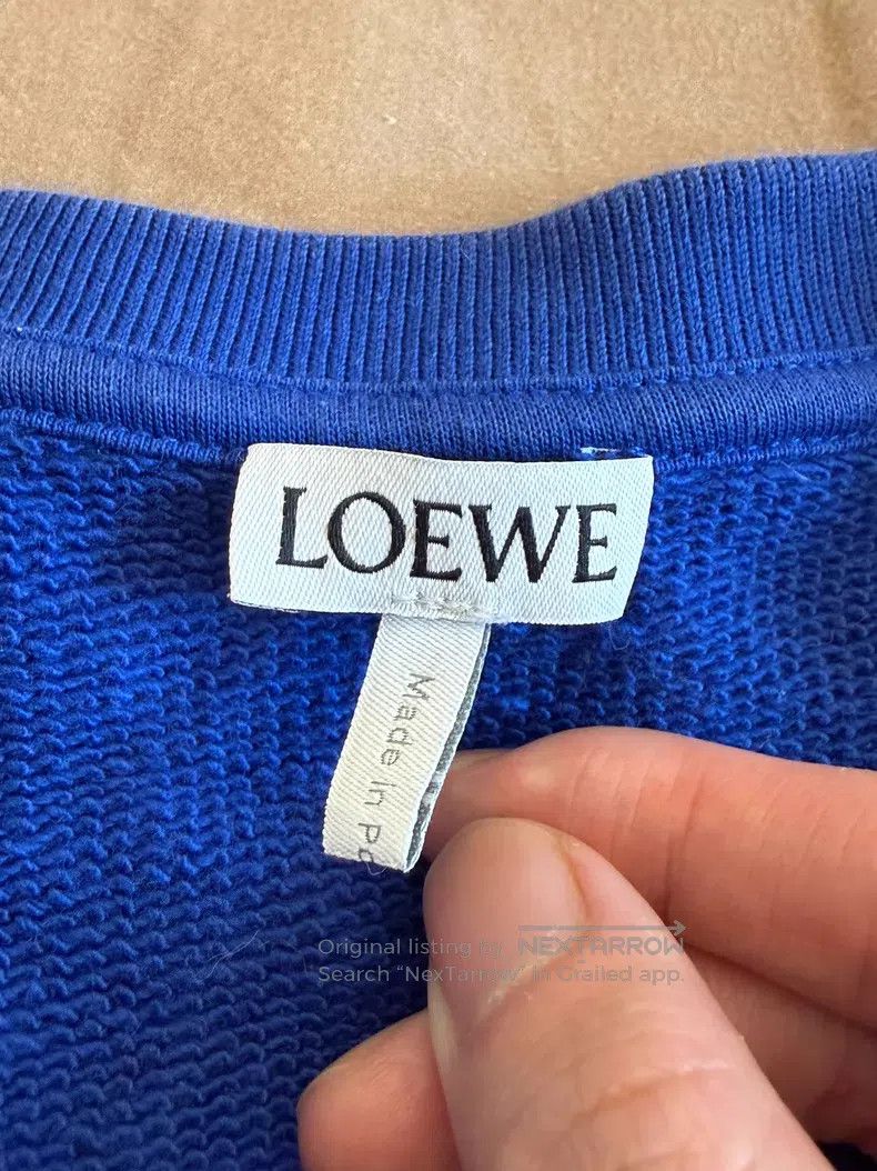 Loewe Loewe Embroidered Sweatshirt, Klein Blue Size M / US 6-8 / IT 42-44 - 2 Thumbnail