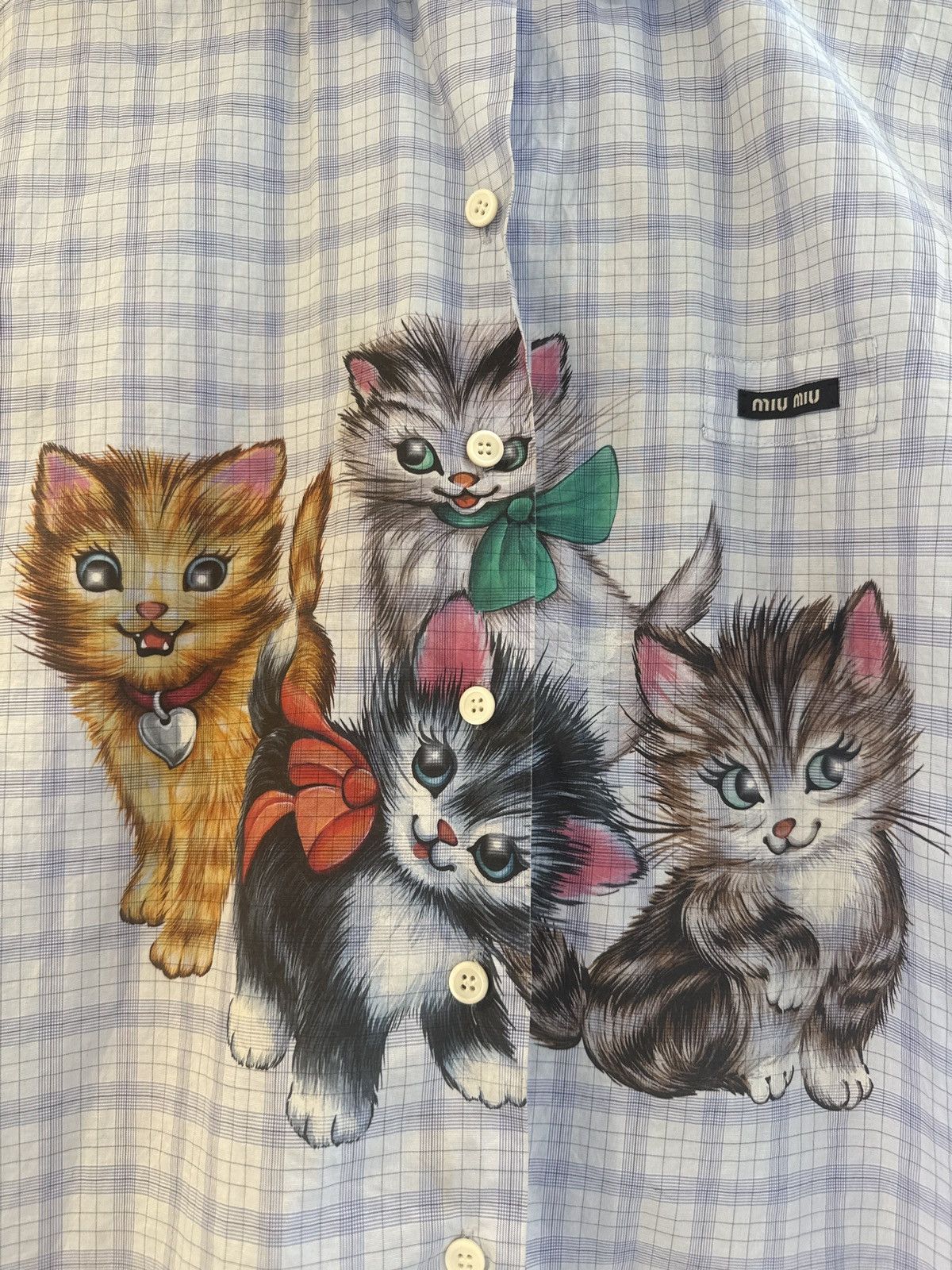 Miu Miu Cats button up Size US S / EU 44-46 / 1 - 2 Thumbnail
