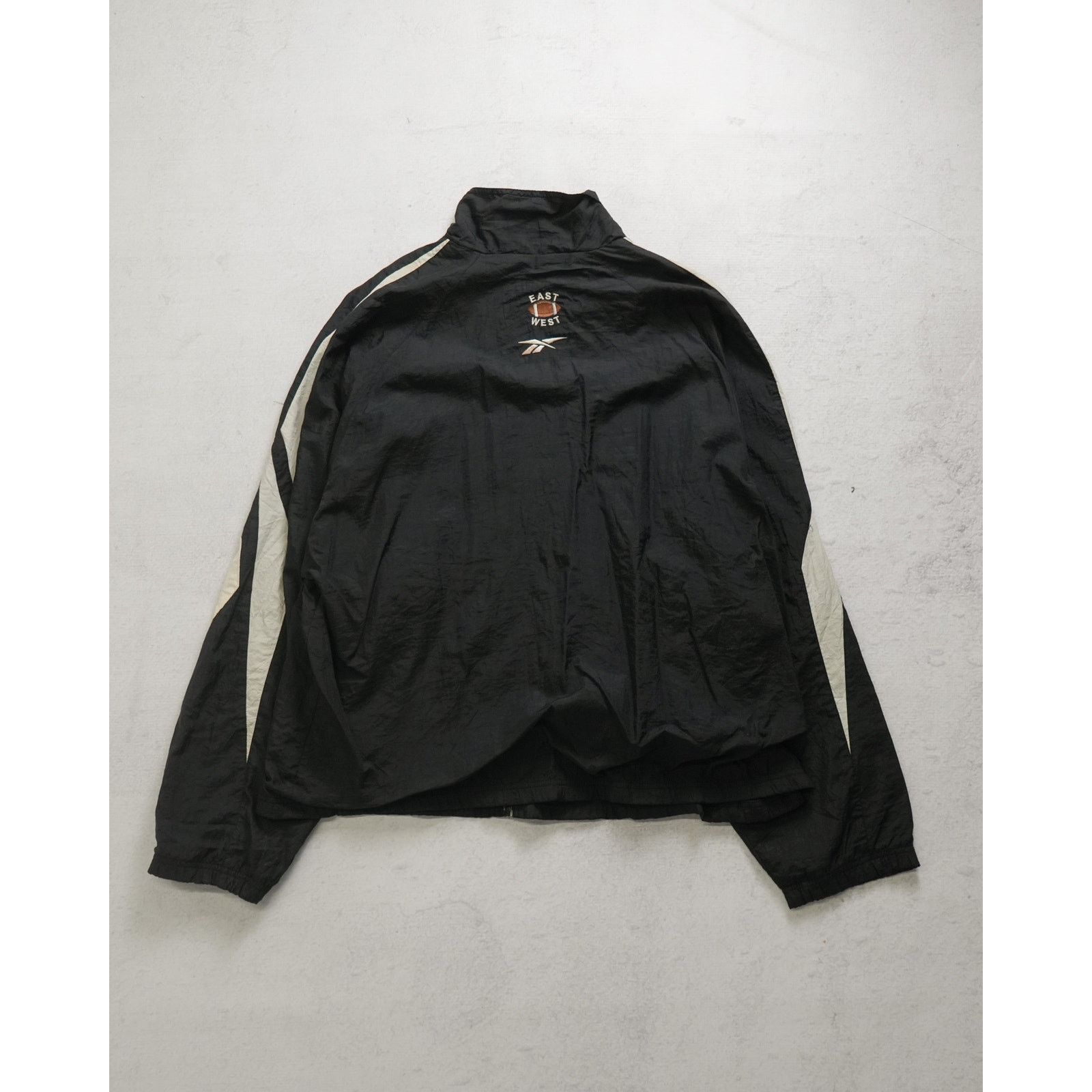 Reebok Vintage 90s Reebok Black Regular Windbreaker - Men's 2XL Size US XXL / EU 58 / 5 - 2 Thumbnail