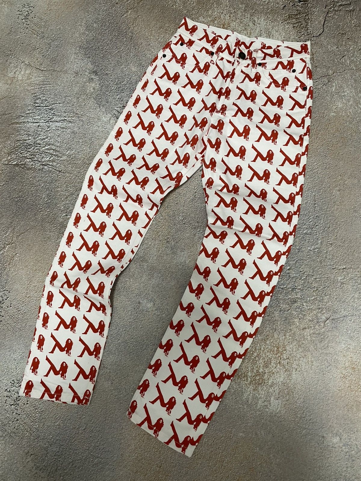 Calvin Klein Calvin Klein x Raf Simons Brook Shields Print Jeans Size 25" / US 0 / IT 36 - 2 Thumbnail