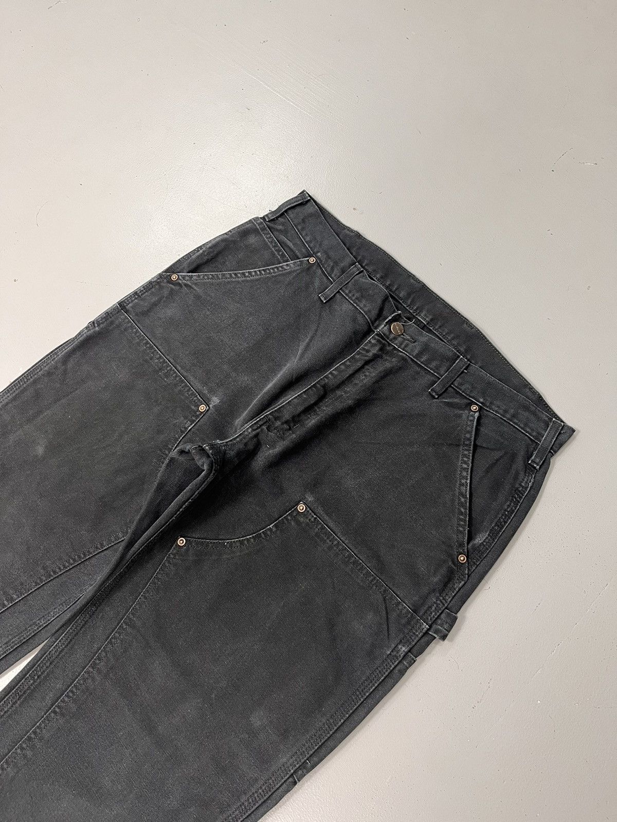 Carhartt × Vintage Vintage Carhartt B01 BLK double knee denim Size US 36 / EU 52 - 1 Thumbnail