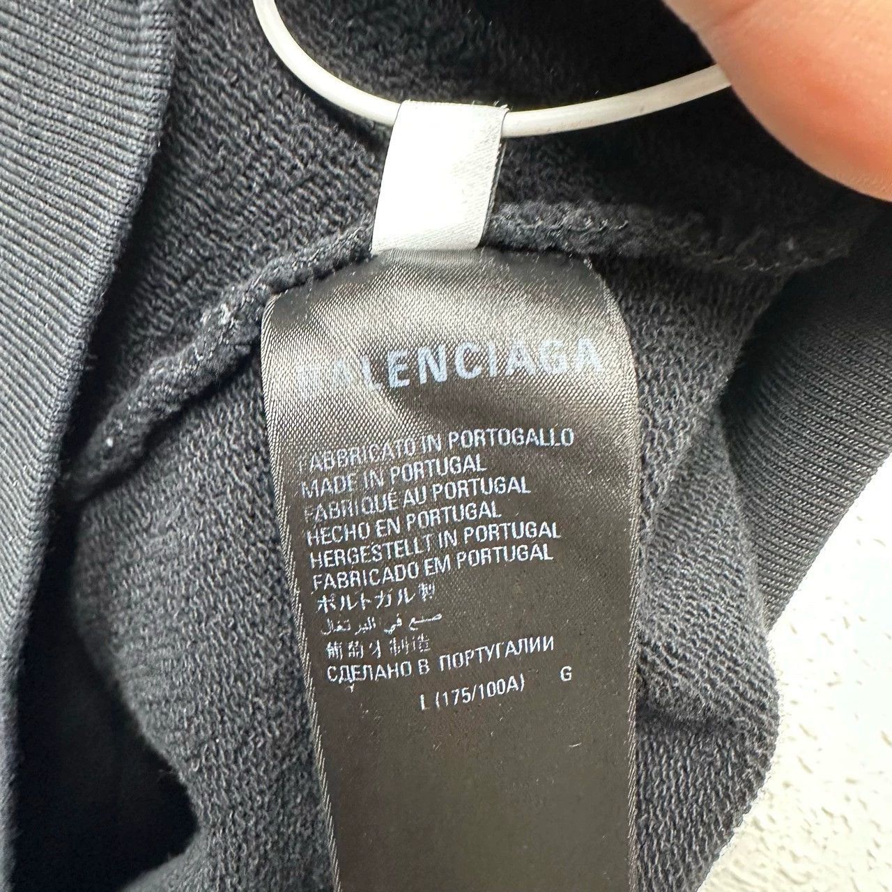 Balenciaga balenciaga logo embroidered long sleeve sweatshirt Size US L / EU 52-54 / 3 - 4 Thumbnail