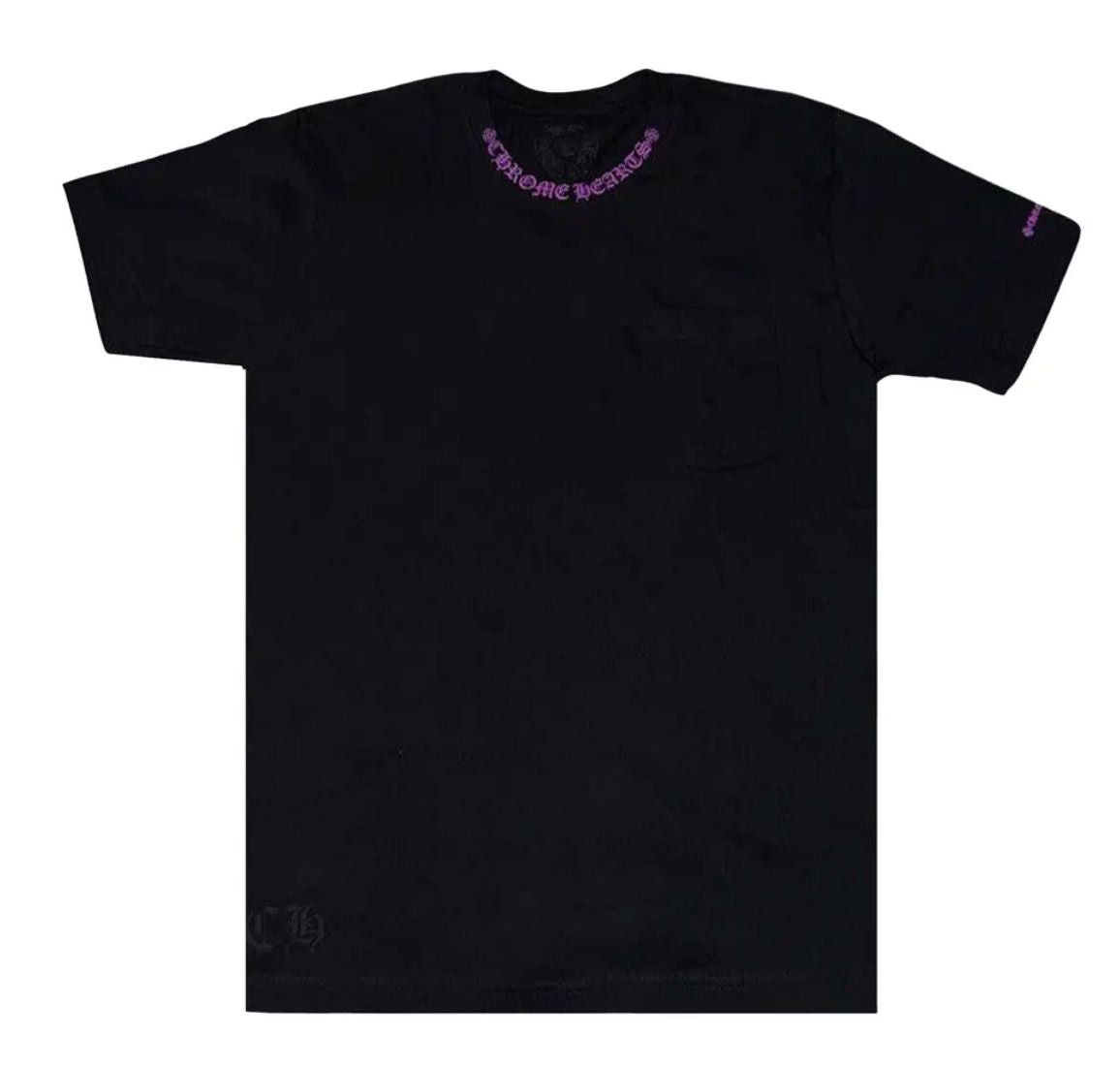 Chrome Hearts Neck Letters Tee Purple Black Size US S / EU 44-46 / 1 - 1 Thumbnail