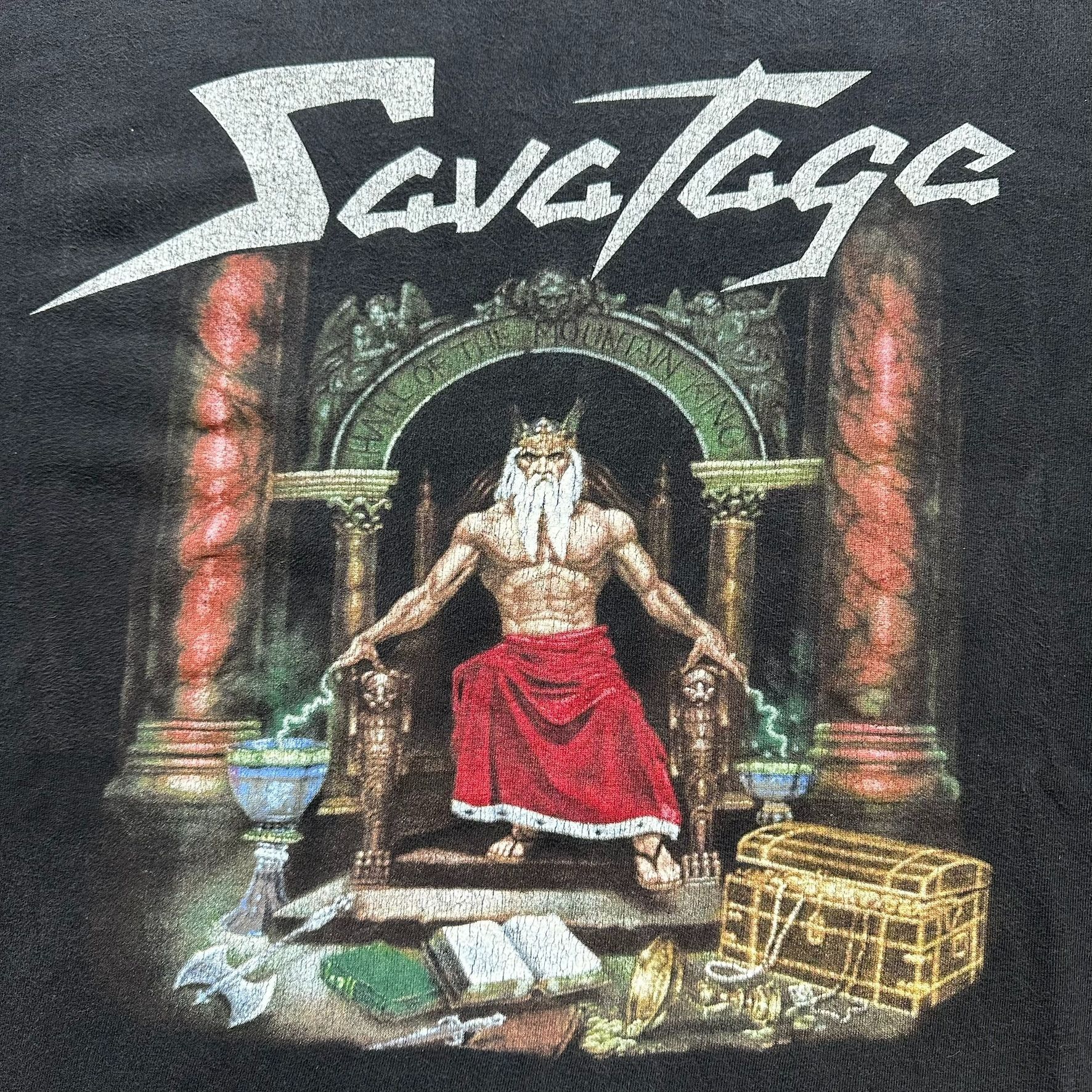 Band Tees Vintage Y2K Savatage Hall of the Mountain King T-Shirt Heavy Size US XL / EU 56 / 4 - 2 Thumbnail