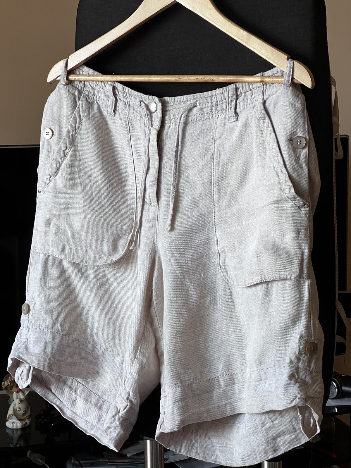 Max Mara × Weekend Max Mara Weekend Max Mara linen shorts womens Size 32" / US 10 / IT 46 - 1 Thumbnail