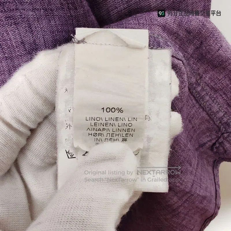 Brunello Cucinelli Brunello Cucinelli Purple Linen Long. Size US M / EU 48-50 / 2 - 7 Thumbnail