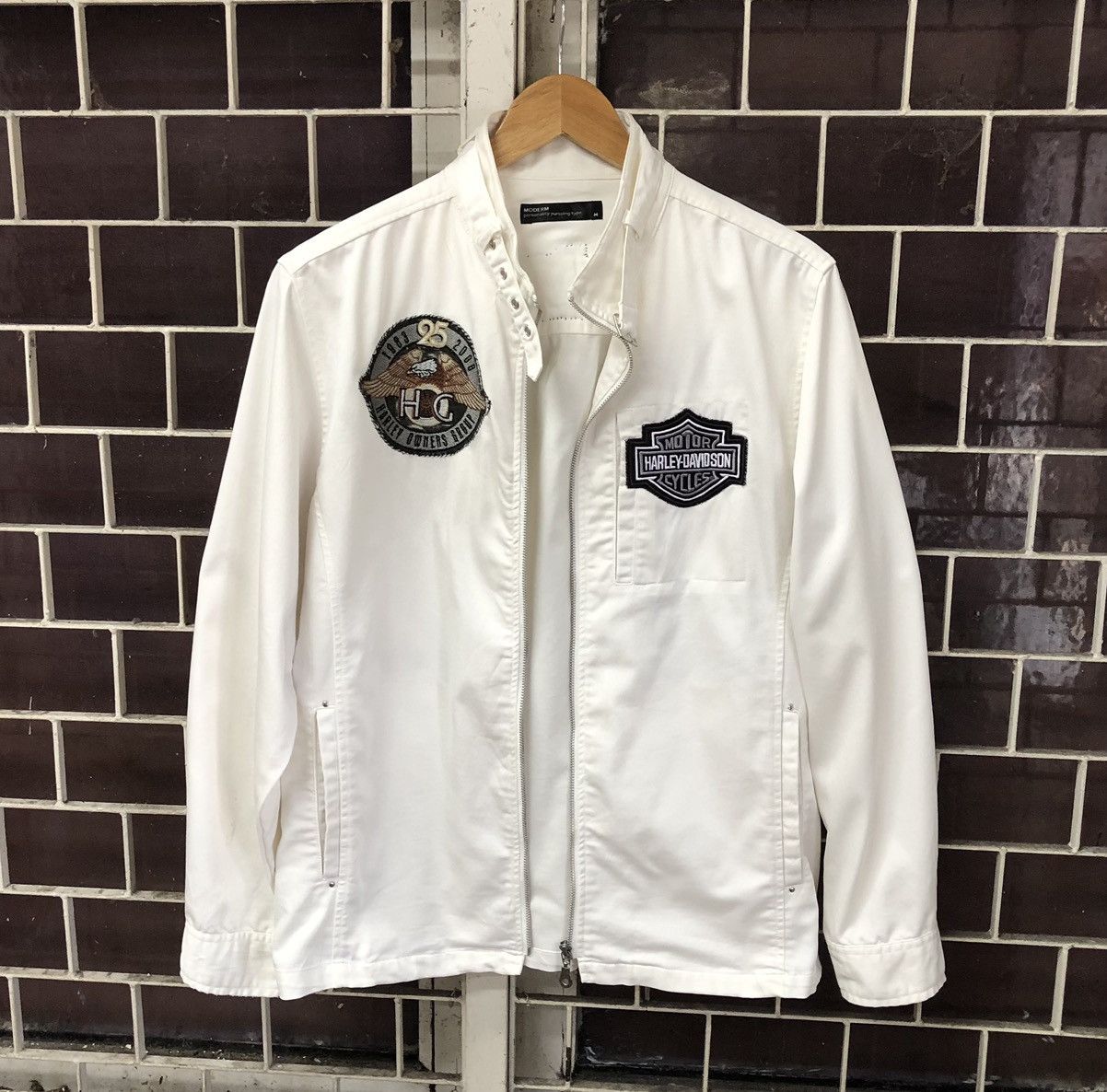 Harley Davidson Vintage Moderm Patches Harley Davidson Motorcycle Jacket Size US M / EU 48-50 / 2 - 10 Thumbnail
