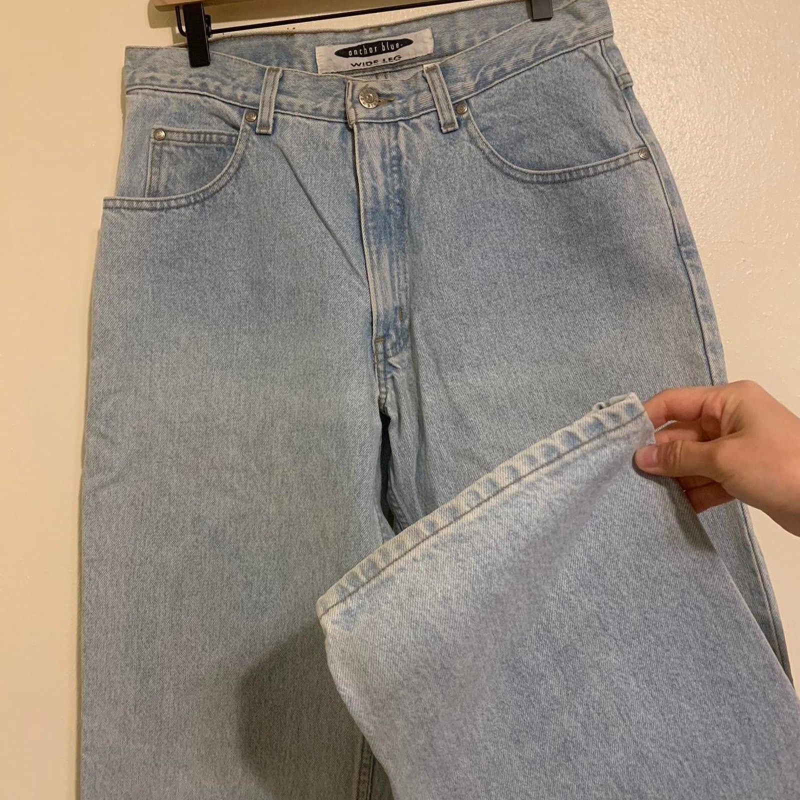 Anchor Blue Y2K Anchor Blue Wide Leg Jeans Size US 32 / EU 48 - 4 Thumbnail
