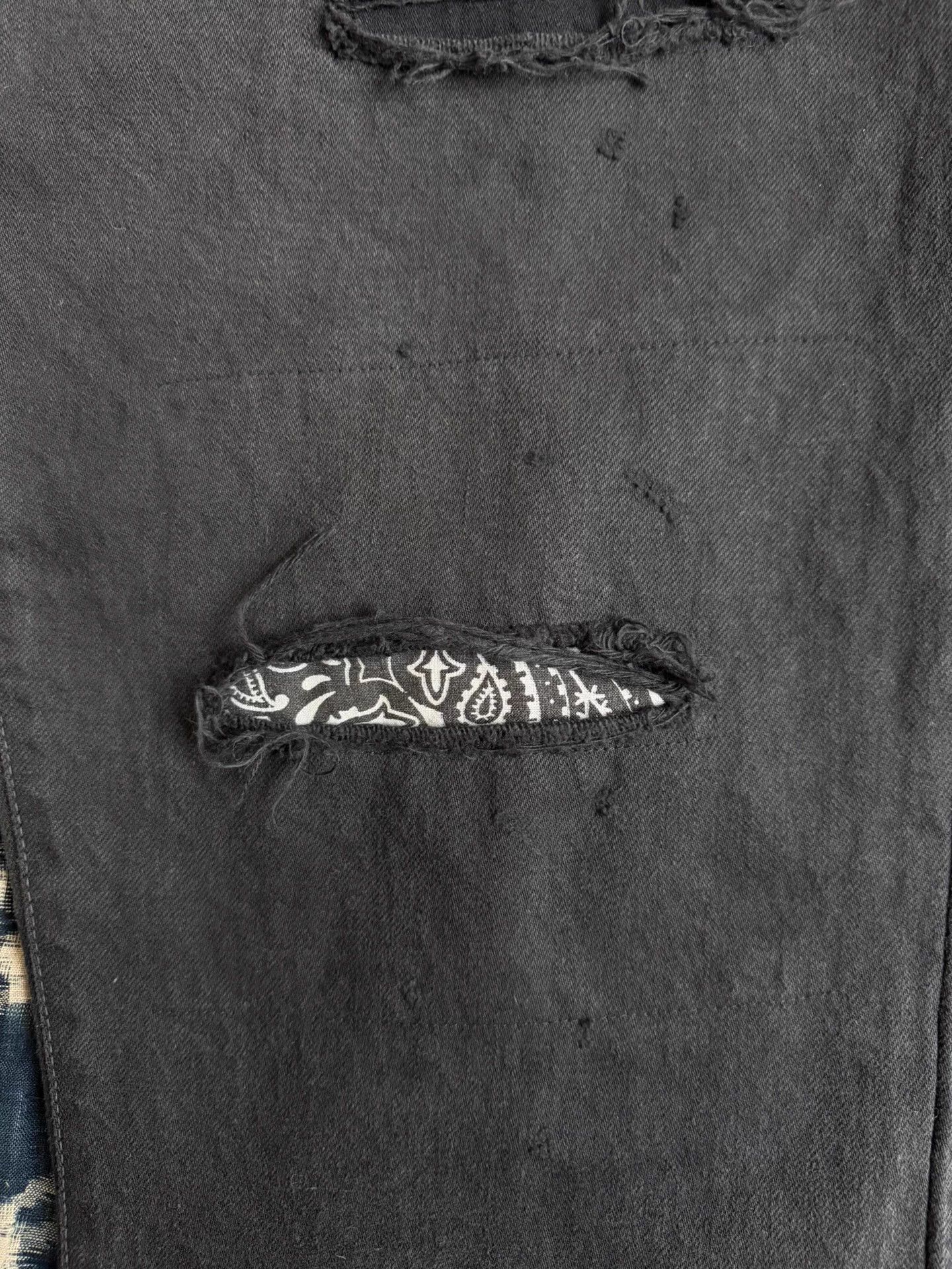 Visvim VISVIM 22SS JOURNEYMAN Distressed Denim Blk Tacked Size US 36 / EU 52 - 3 Thumbnail