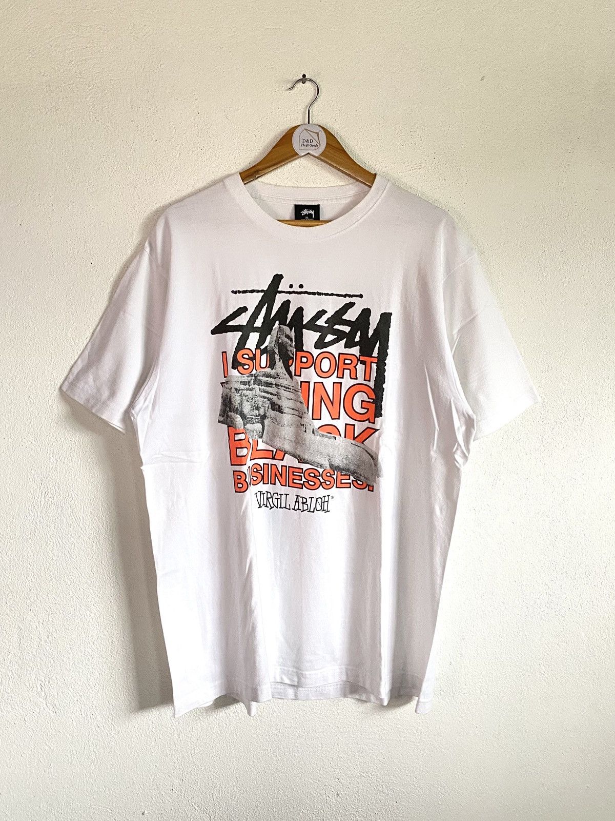 Stussy Rare Stussy X Off-White X Virgil Abloh Shirt Size US XL / EU 56 / 4 - 1 Thumbnail