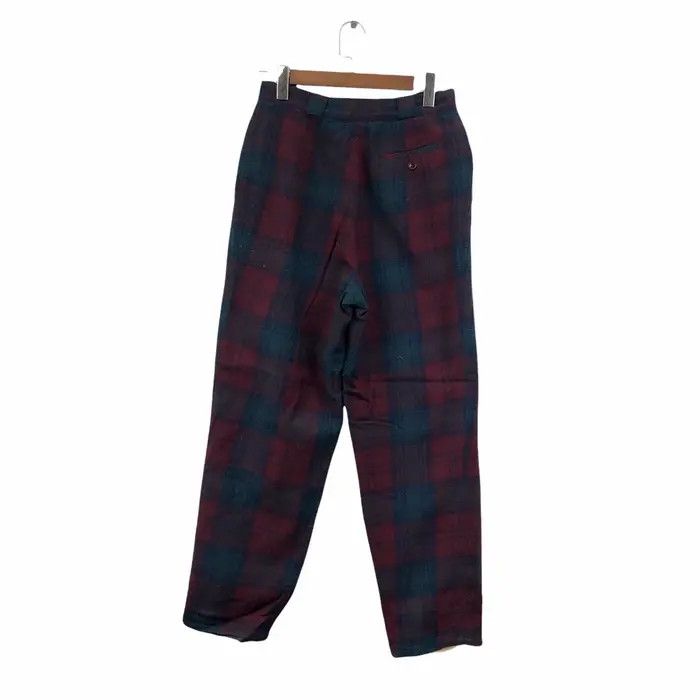 Other Vtg ALANNI DONNYBROOK ITALIAN Tartan Casual Pant Trouser Size 30" / US 8 / IT 44 - 2 Thumbnail
