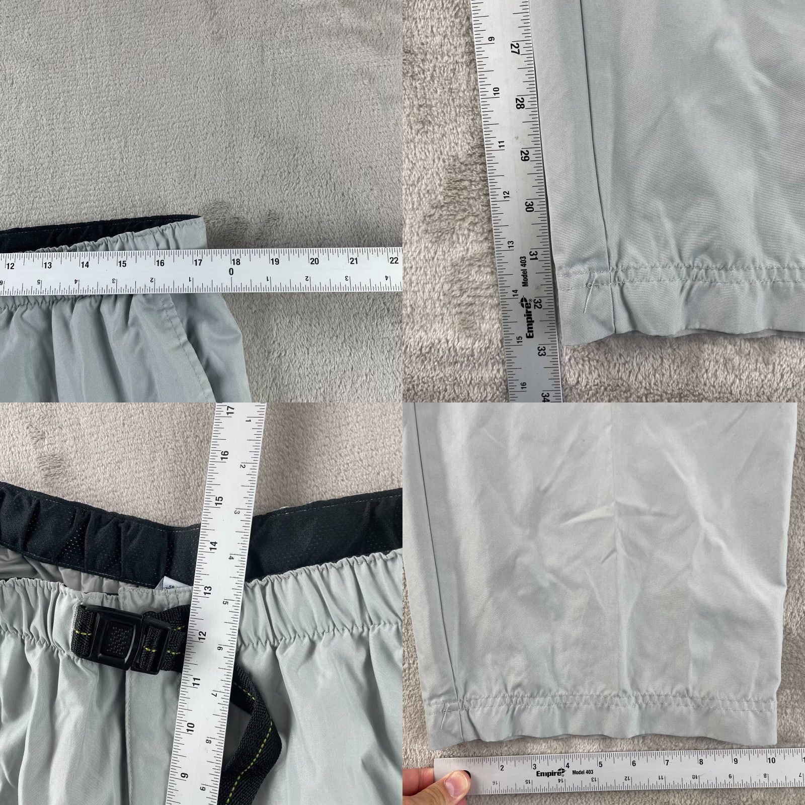 Old Navy VINTAGE Old Navy Pants Men XL Grey Convertible Baggy Raver Skater Cargo Y2K 90s Hip Hop Punk Skater Grunge Music Army Womens? Size US 36 / EU 52 - 8 Thumbnail