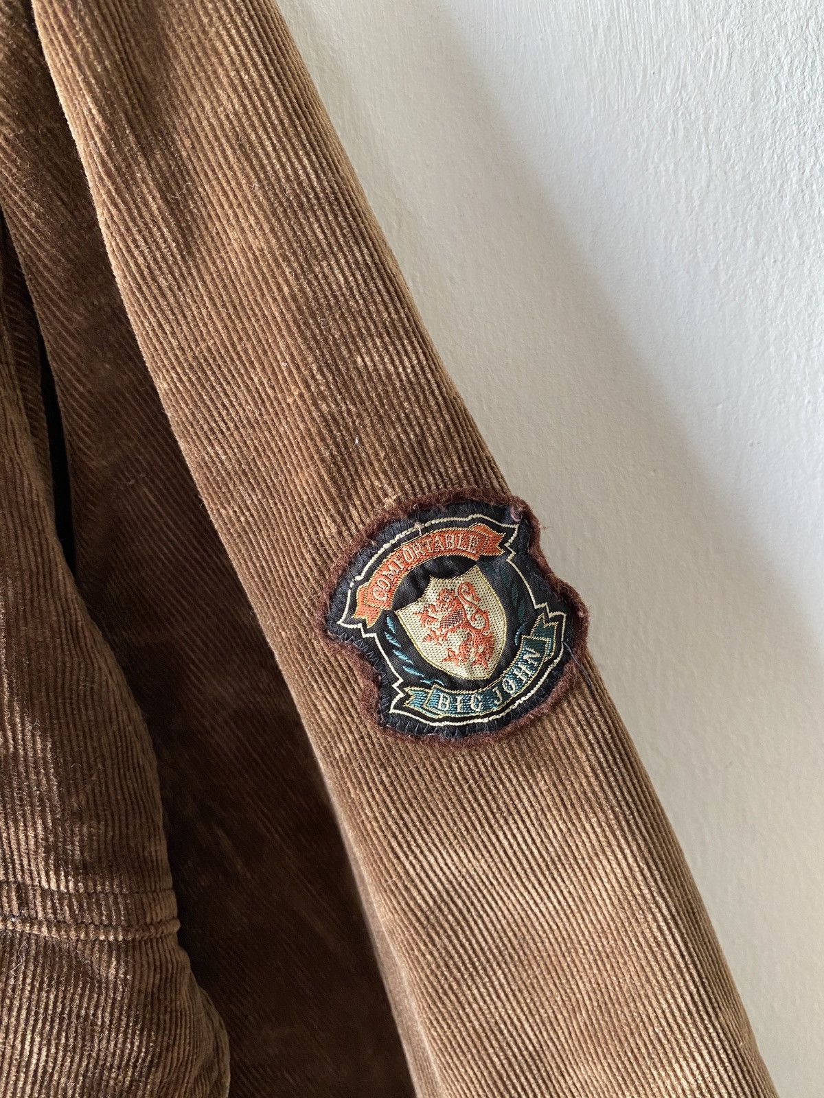 Big John × Vintage 1990s - Vintage Big John Corduroy Sherpa Lining Jacket Size US M / EU 48-50 / 2 - 8 Thumbnail