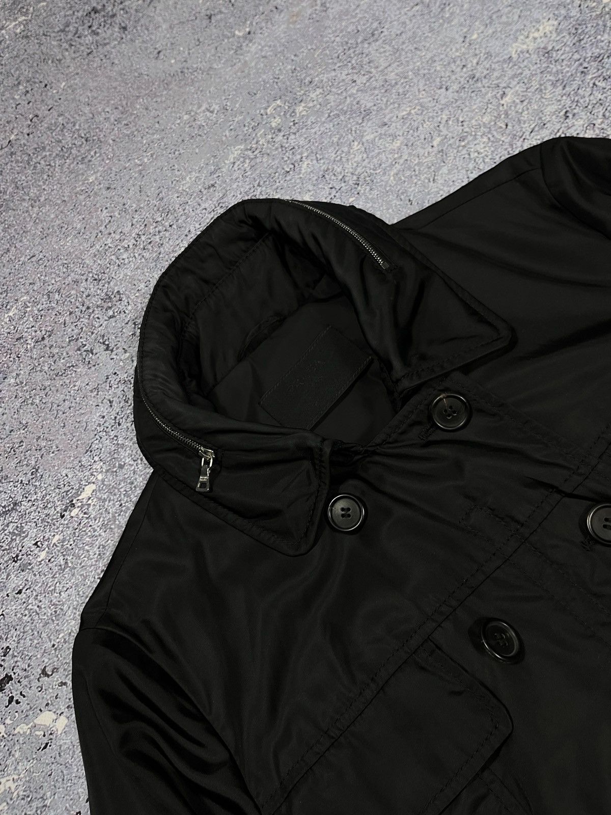 Prada Luxury Very Rare Vintage Prada Zip Nylon Coat Trench Jacket Size M / US 6-8 / IT 42-44 - 9 Thumbnail