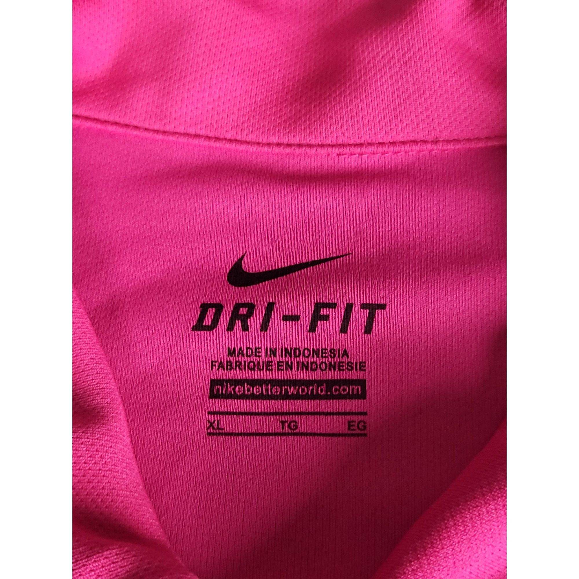 Nike Nike Dri-Fit Polo Men Sz XL Pink BSN Sports Preppy Tennis At Size US XL / EU 56 / 4 - 7 Thumbnail