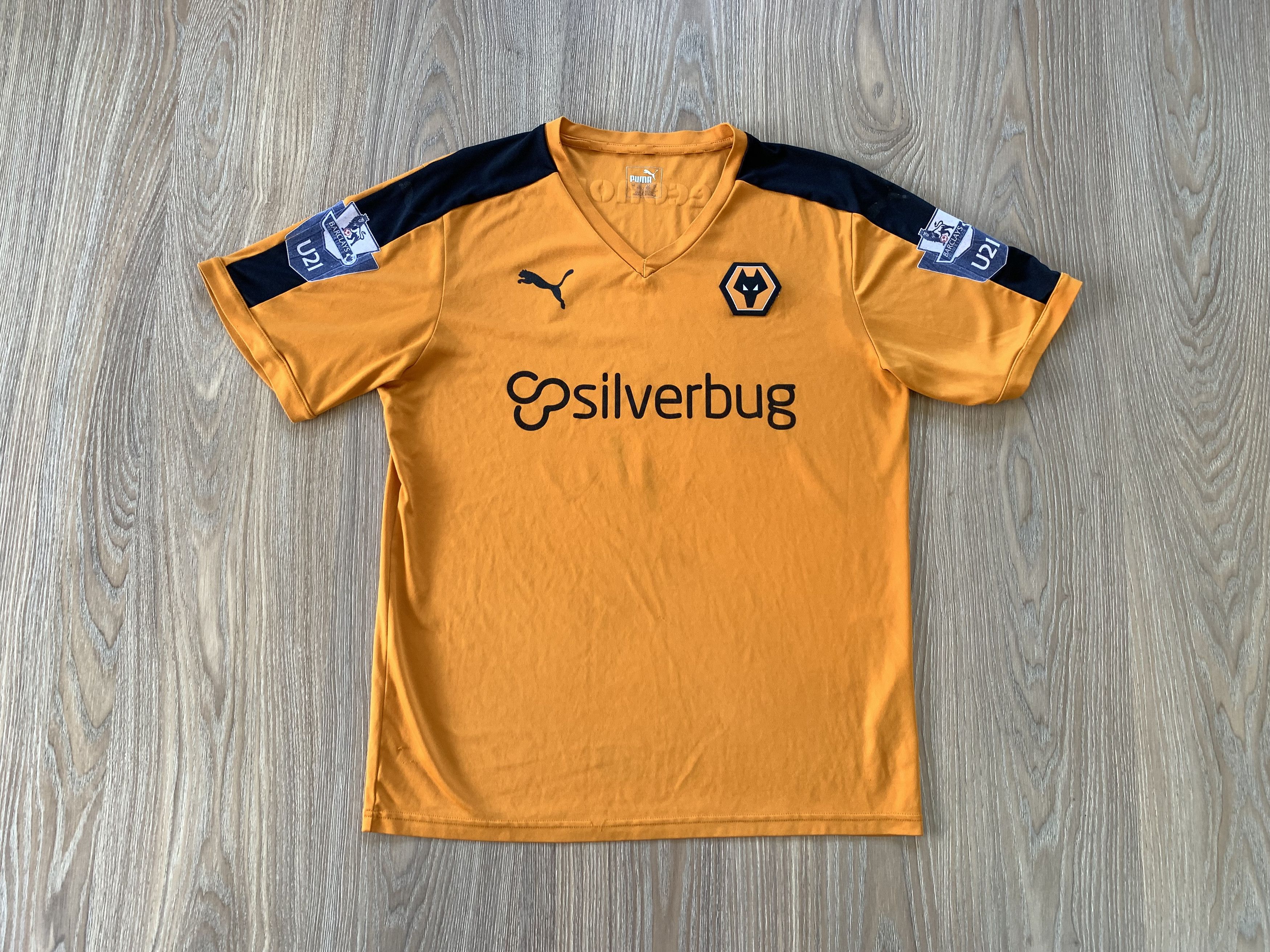 Puma Puma Wolves Home Shirt Barclays Premier League 2015-2016 Size US L / EU 52-54 / 3 - 3 Thumbnail