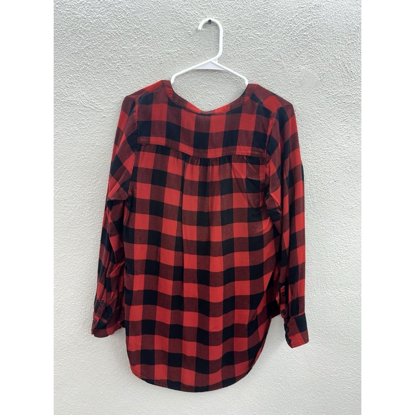Vintage Universal Threads Womens Top Size Medium Buffalo Plaid Flannel Long Sleeve Shirt Size M / US 6-8 / IT 42-44 - 7 Thumbnail