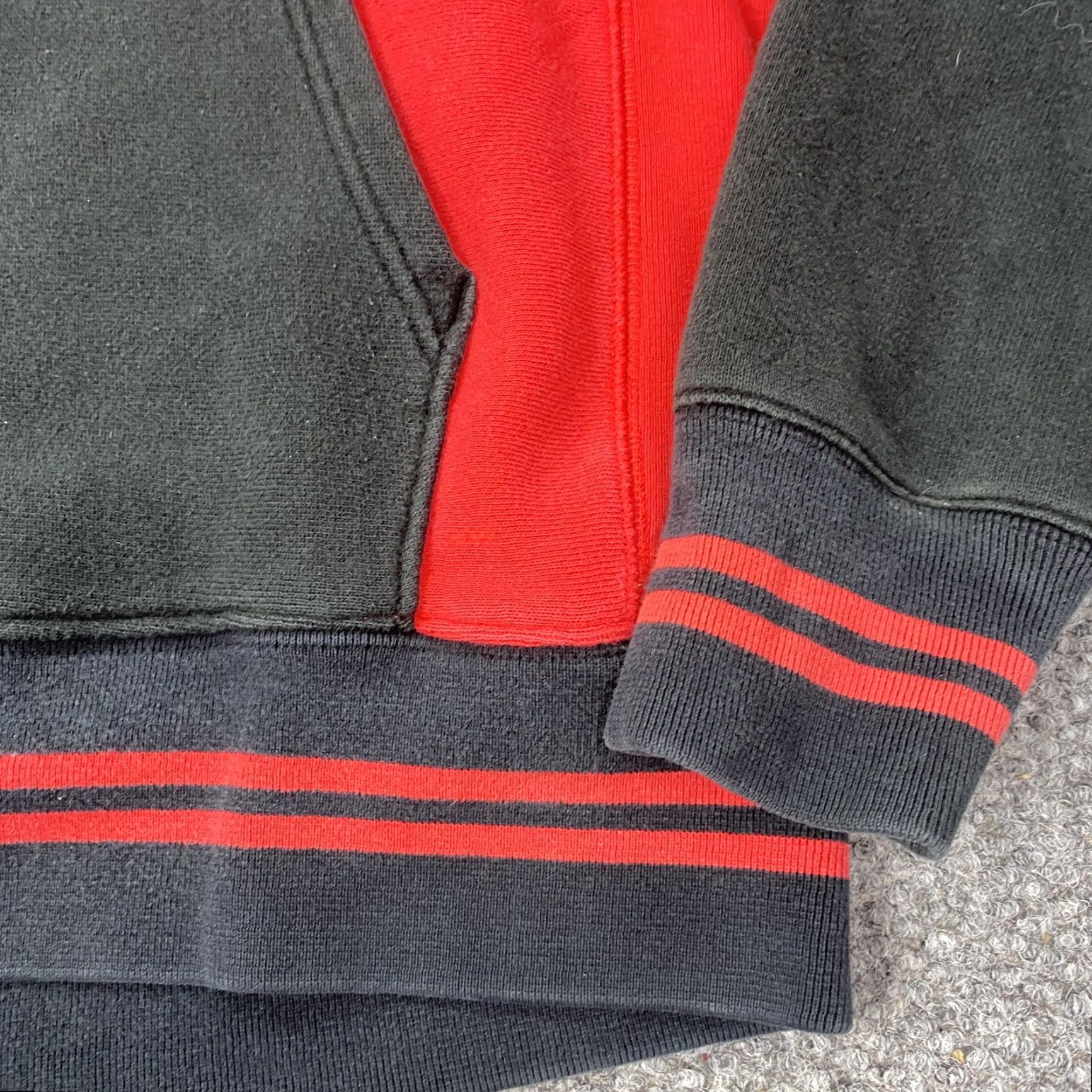 Champion VINTAGE Champion Hoodie Mens M Red Reverse Weave Embroidered Script Pullover - Graphic Print, Hooded, Pockets, Fleece, All Seasons - Mens Size US M / EU 48-50 / 2 - 2 Thumbnail