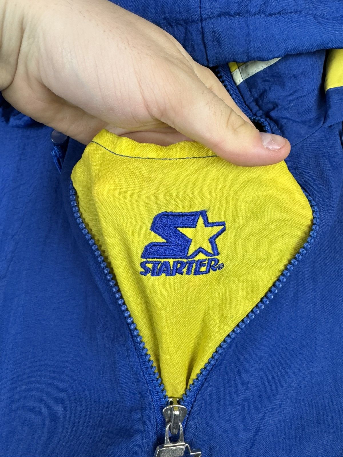 Starter Vintage Golden State Warriors Starter Pullover Anorak Jacket Size US L / EU 52-54 / 3 - 2 Thumbnail