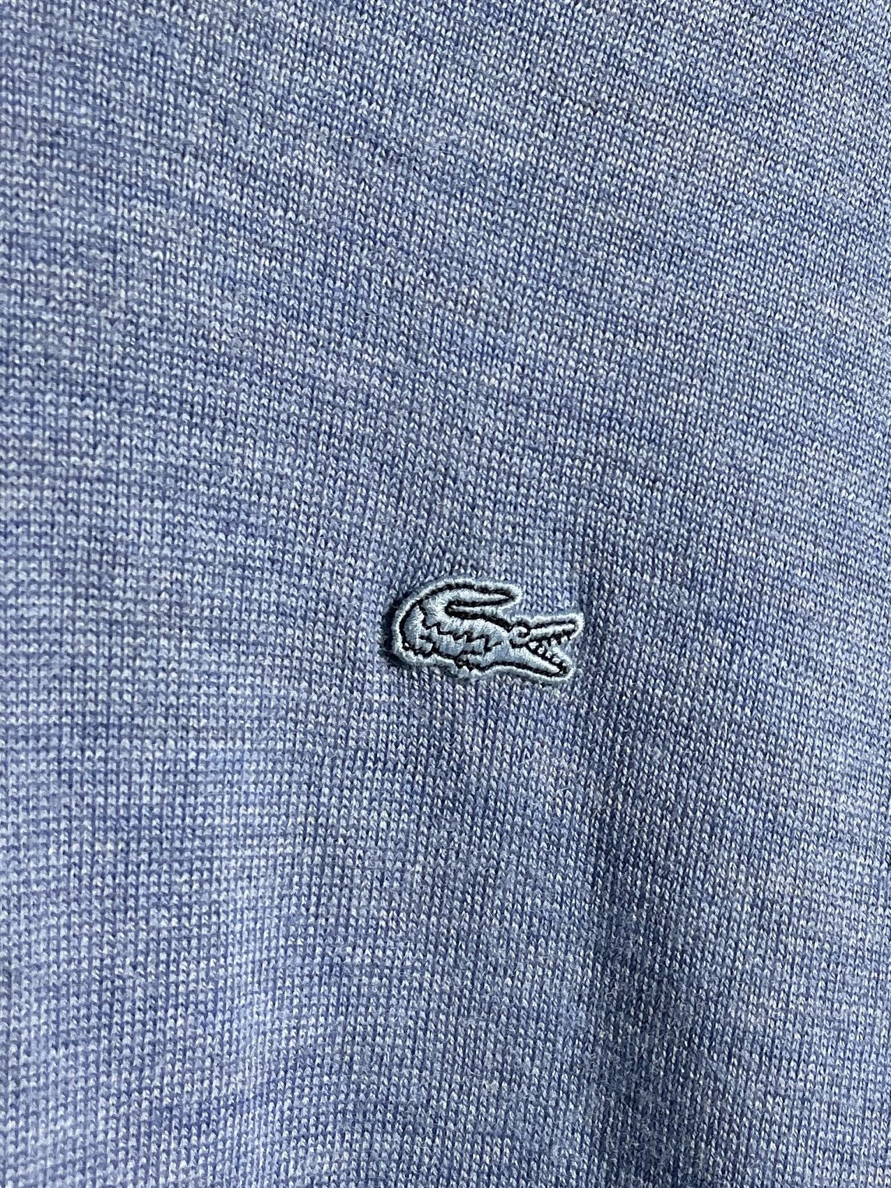 Golf le Fleur × Lacoste × Tyler The Creator VINTAGE 🐊 Lacoste live Blue Logo Knitted light Golf sweater Size US L / EU 52-54 / 3 - 6 Thumbnail
