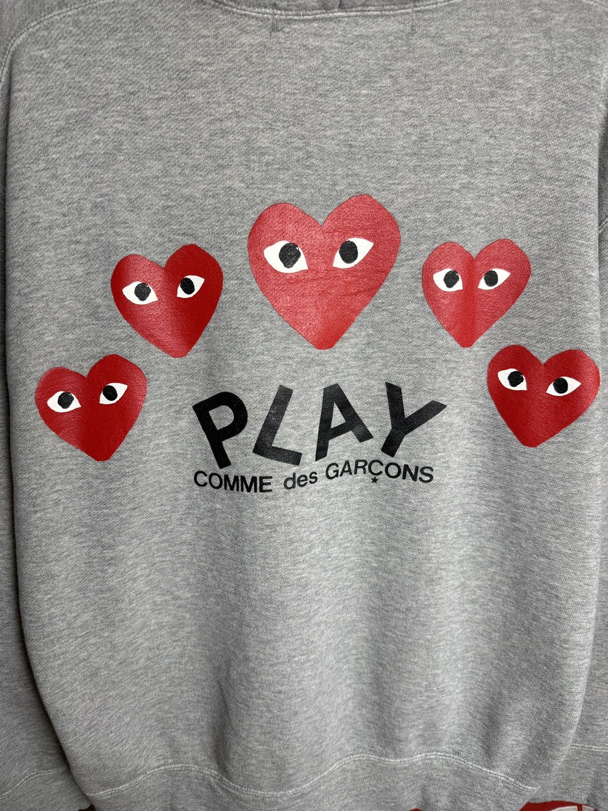 Comme des Garcons Comme Des Garçons Play Zip Hoodie W/ Hearts Size XL / US 12-14 / IT 48-50 - 10 Thumbnail