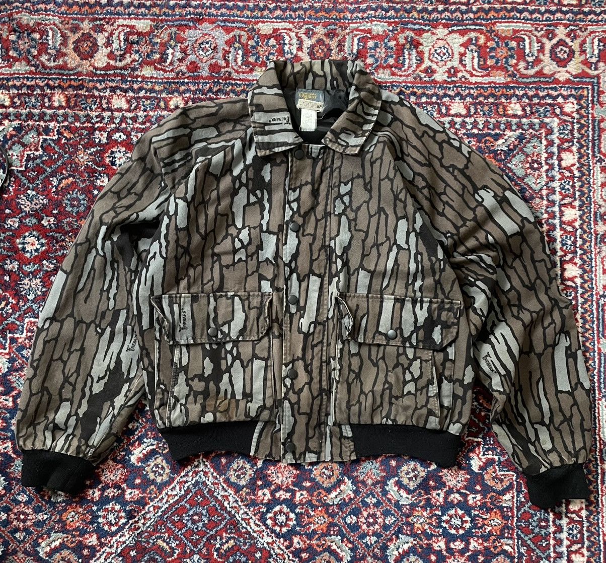 Vintage Vintage TreeBark Camo Zip-Up Jack Size US L / EU 52-54 / 3 - 1 Thumbnail