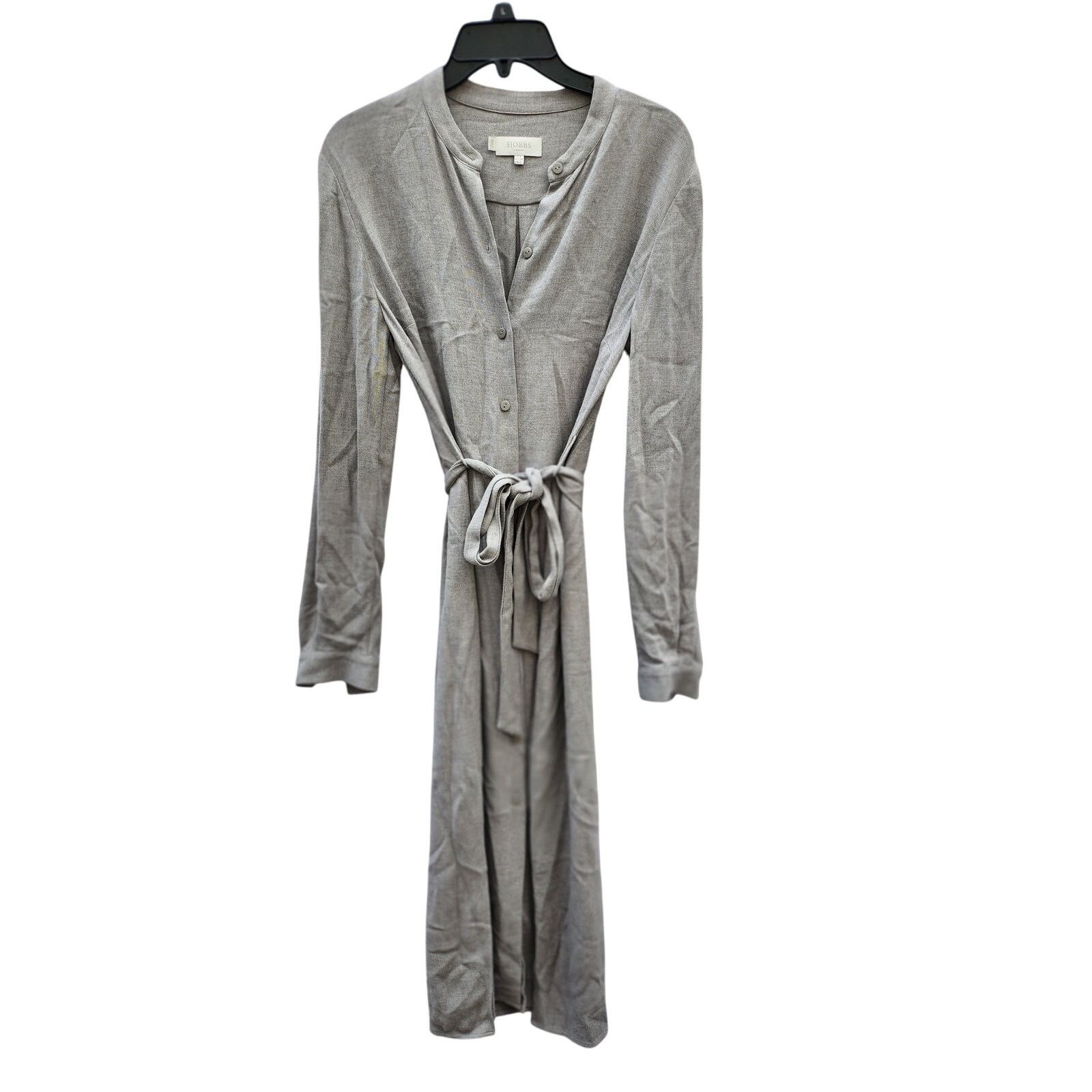 Hobbs London Hobbs London Wool-Blend Belted Shirtdress Women's 4 Size S / US 4 / IT 40 - 1 Thumbnail