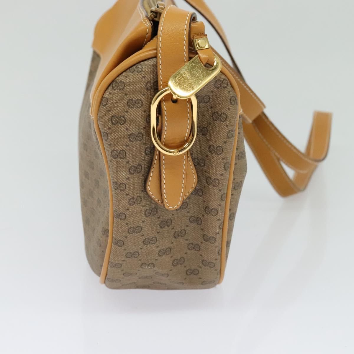 Gucci GUCCI Micro GG Supreme Shoulder Bag Pvc Beige Gold 001 115 Size ONE SIZE - 4 Thumbnail